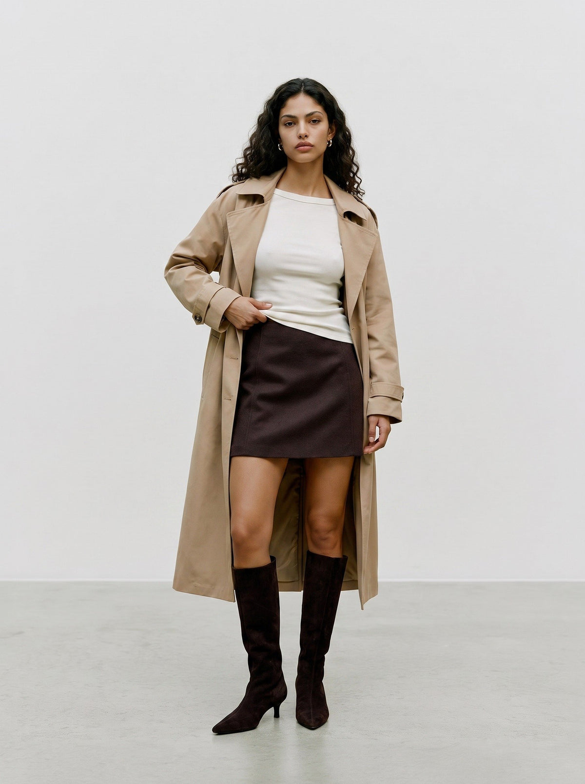 Vmfortuneallison Hw Short Skirt Ga Noos (Chocolate)