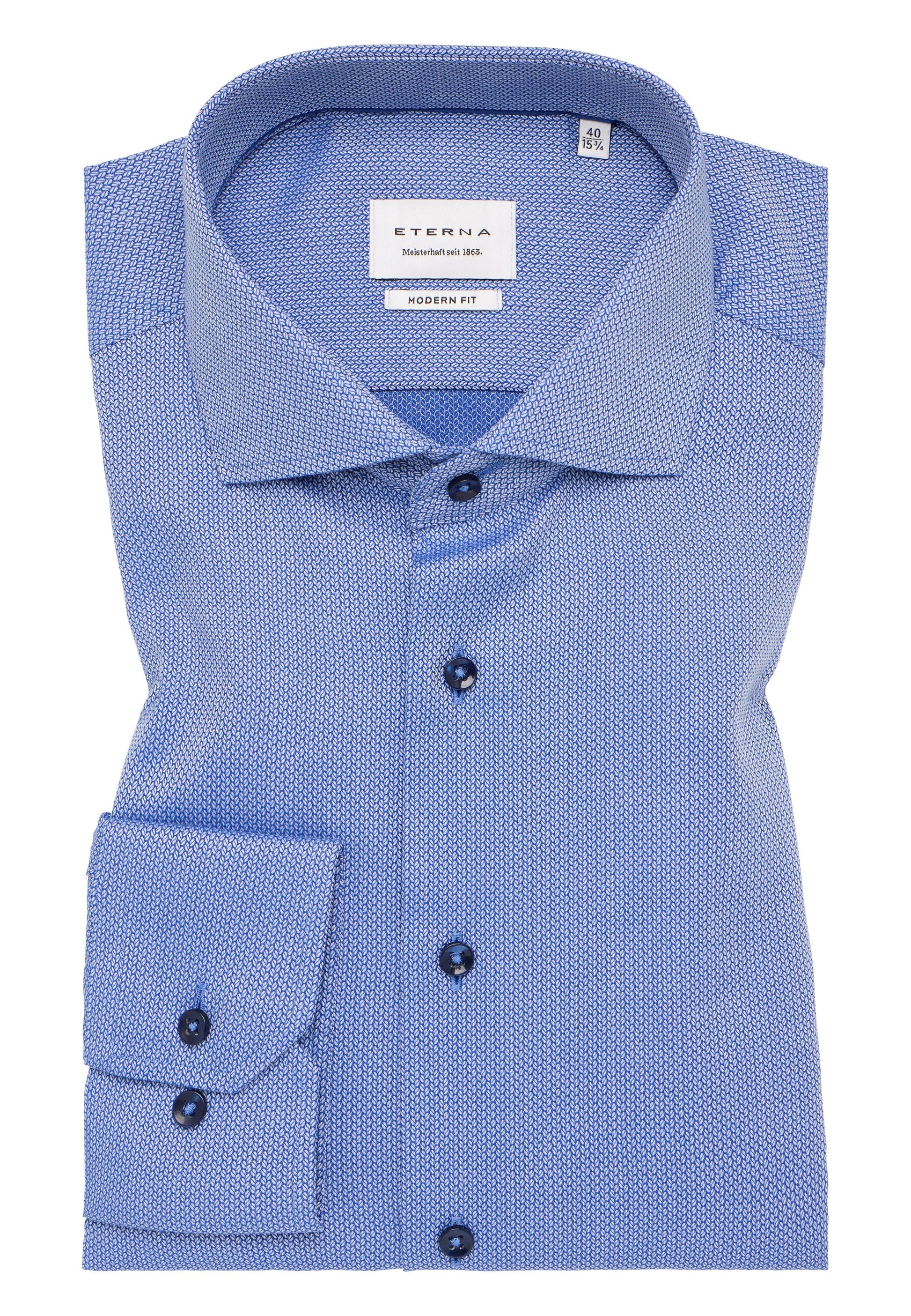 Hemd  Langarm (Blau)