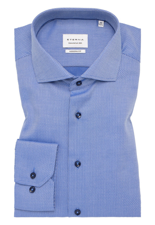 Hemd  Langarm (Blau)