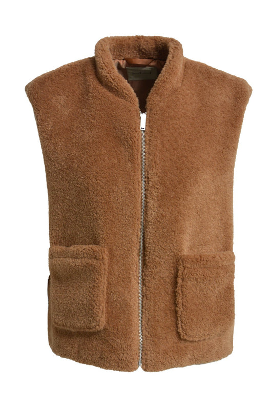 Teddy Vest (Caramel)
