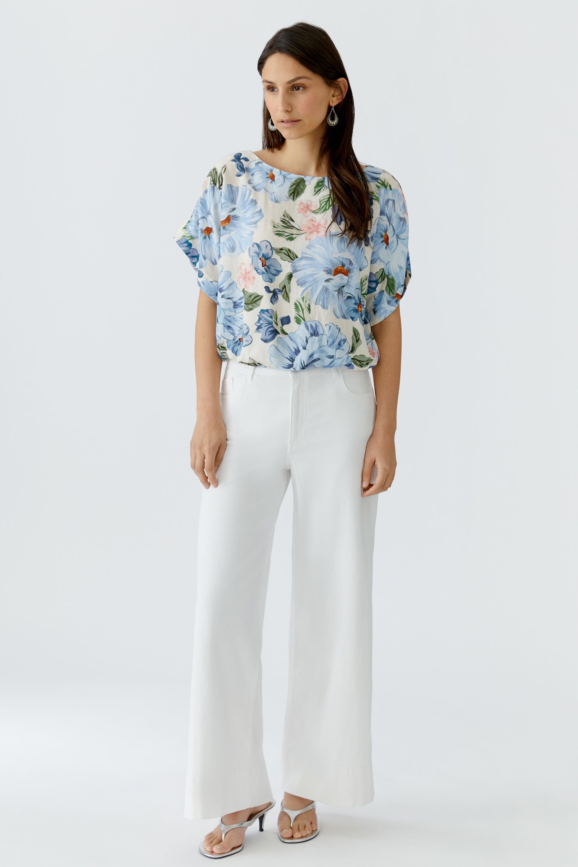 Bluse (Blue White)