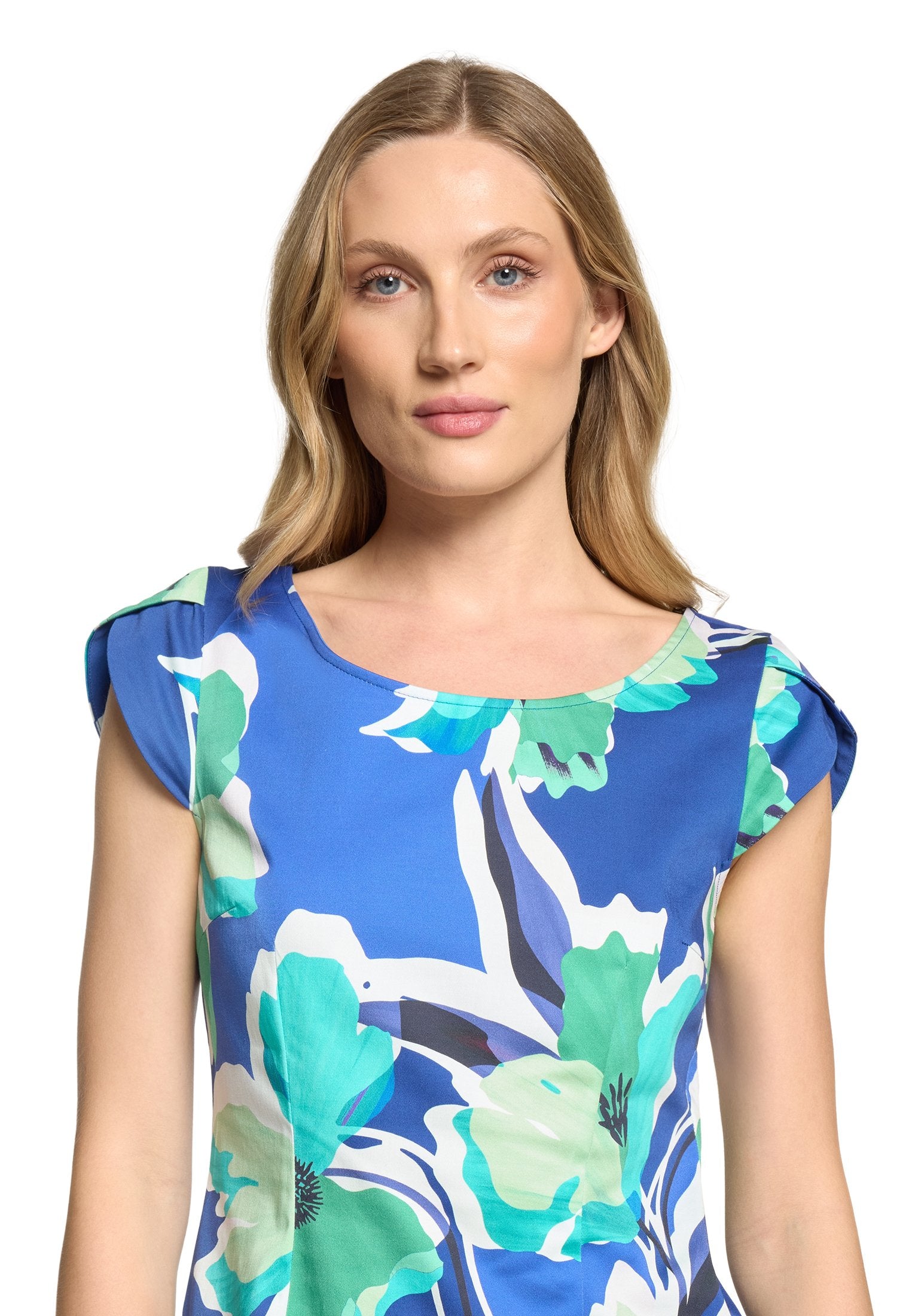 Etuikleid (Blue/green)