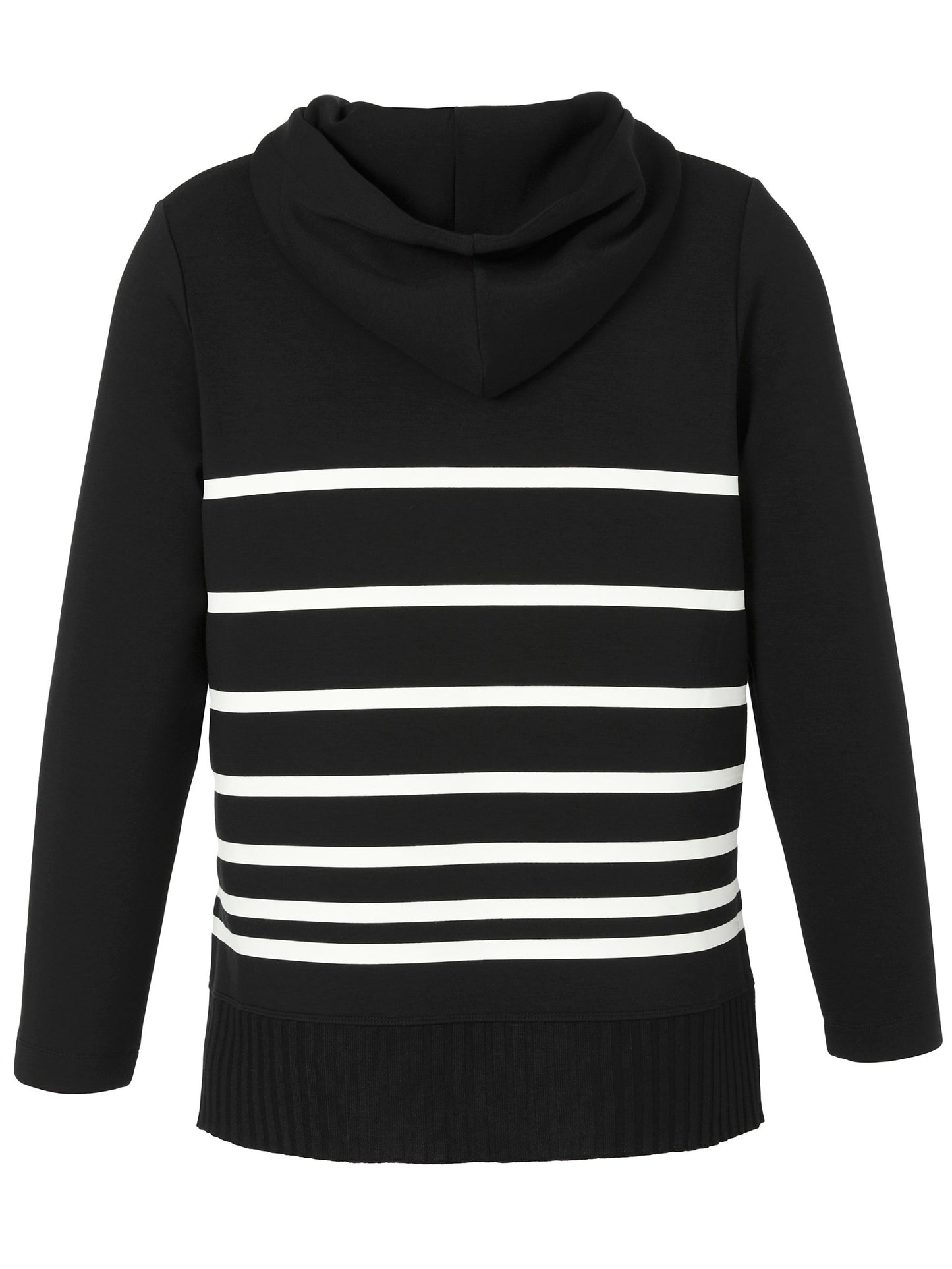 Sweatshirt Kapuze 1/1 Arm (Black / Offwh)