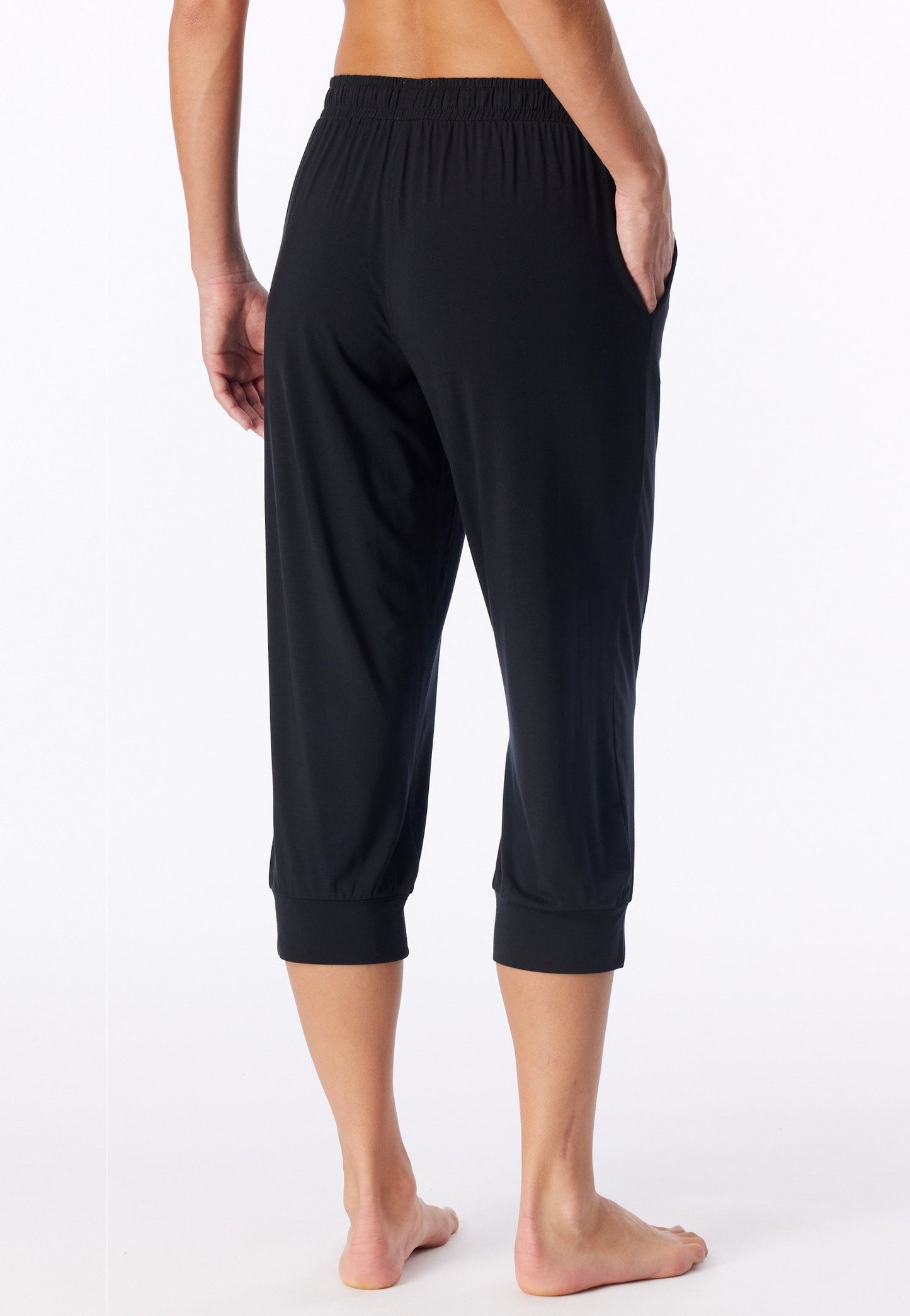 Hose 3/4 Bündchen (Schwarz)