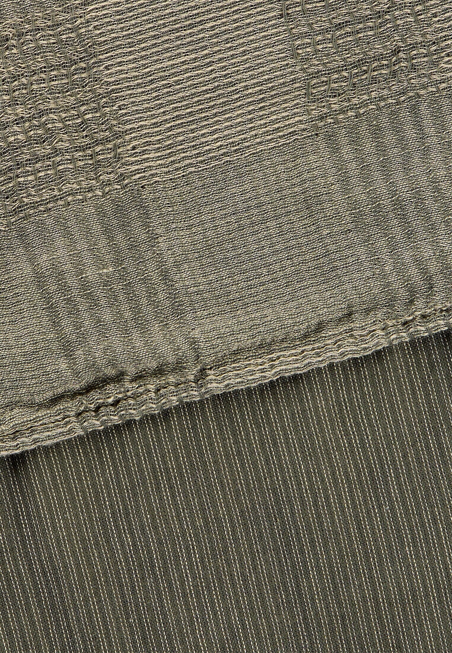 Gewebter Schal aus 100% Baumwolle (Olive Brown)