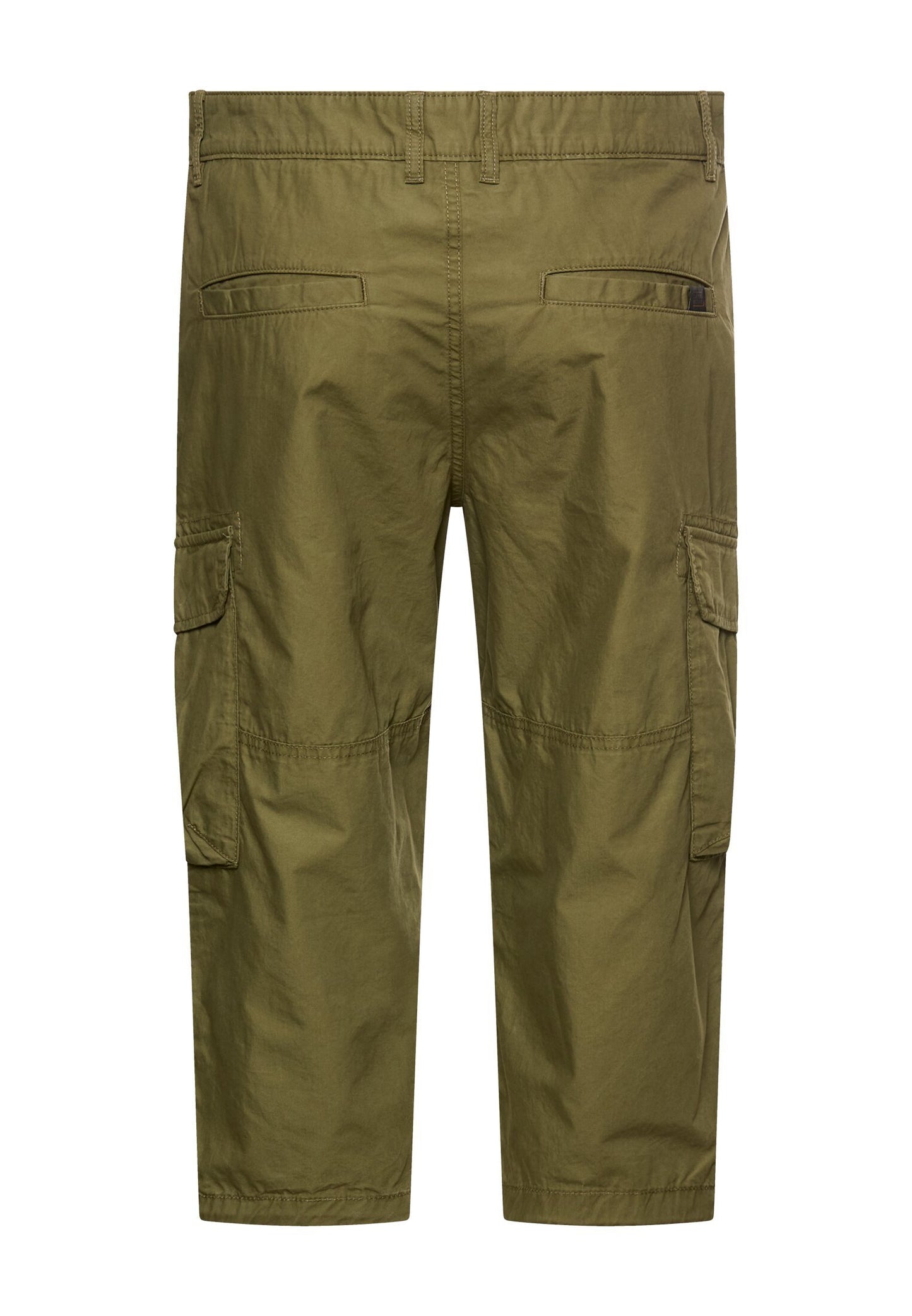 Cargo-Shorts aus reiner Baumwolle (Deep Olive)
