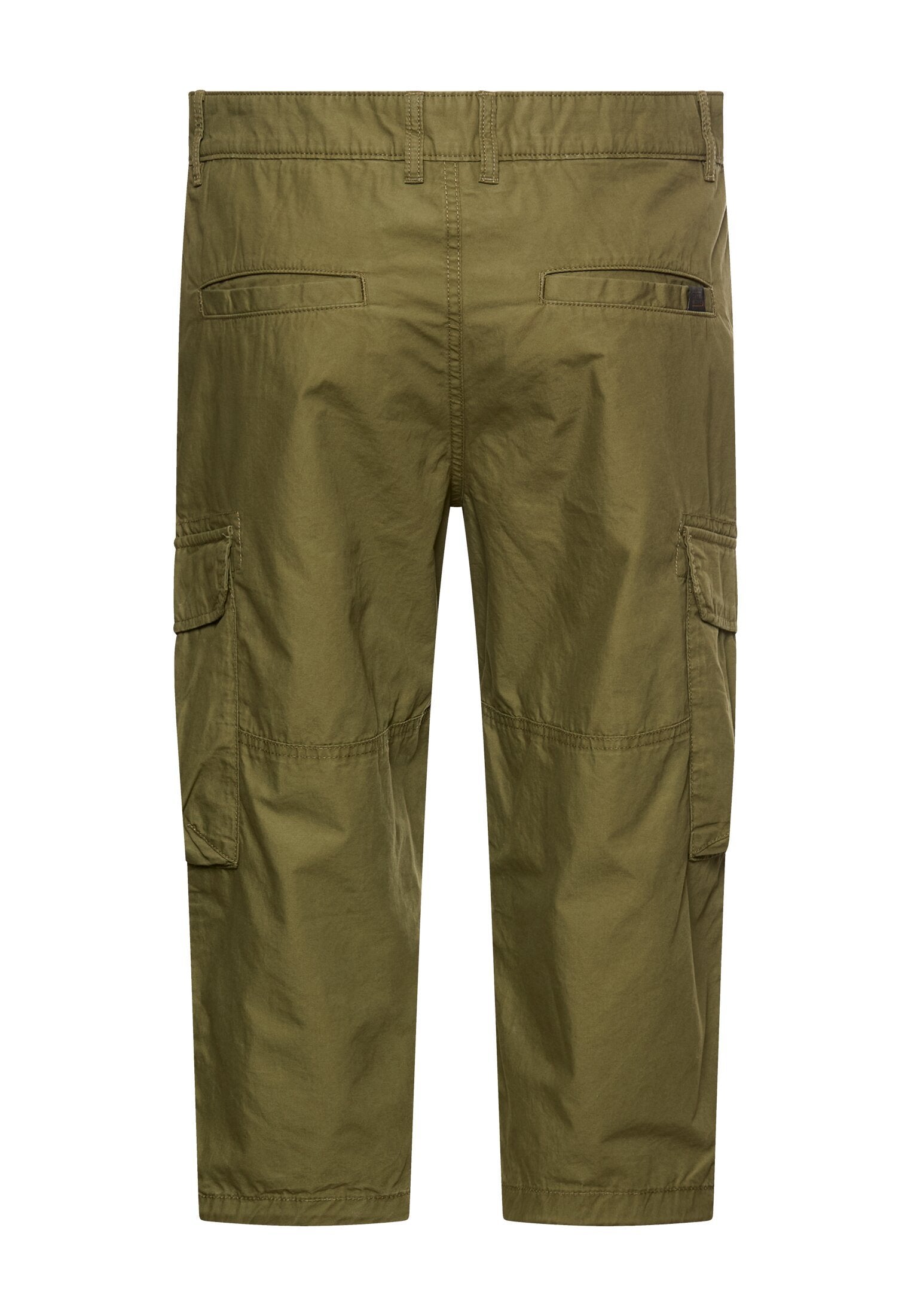 Cargo-Shorts aus reiner Baumwolle (Deep Olive)