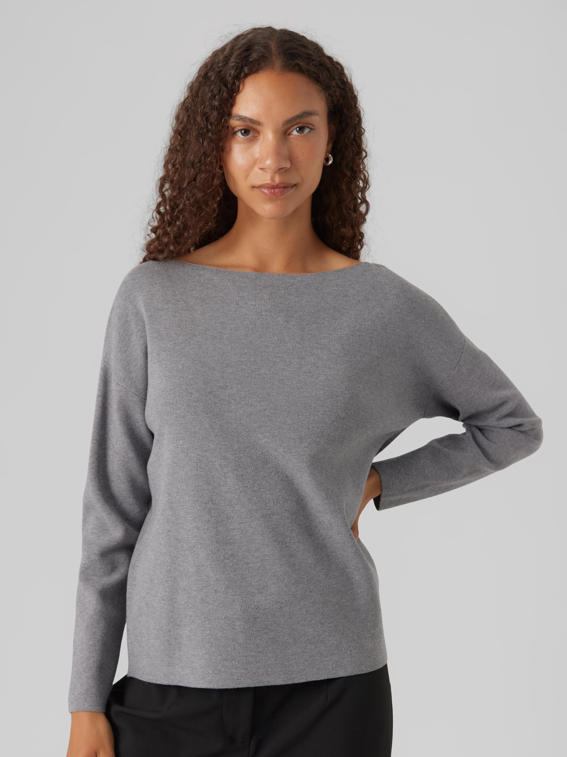 Vmnancy Ls Boatneck Pullover Ga (Black)