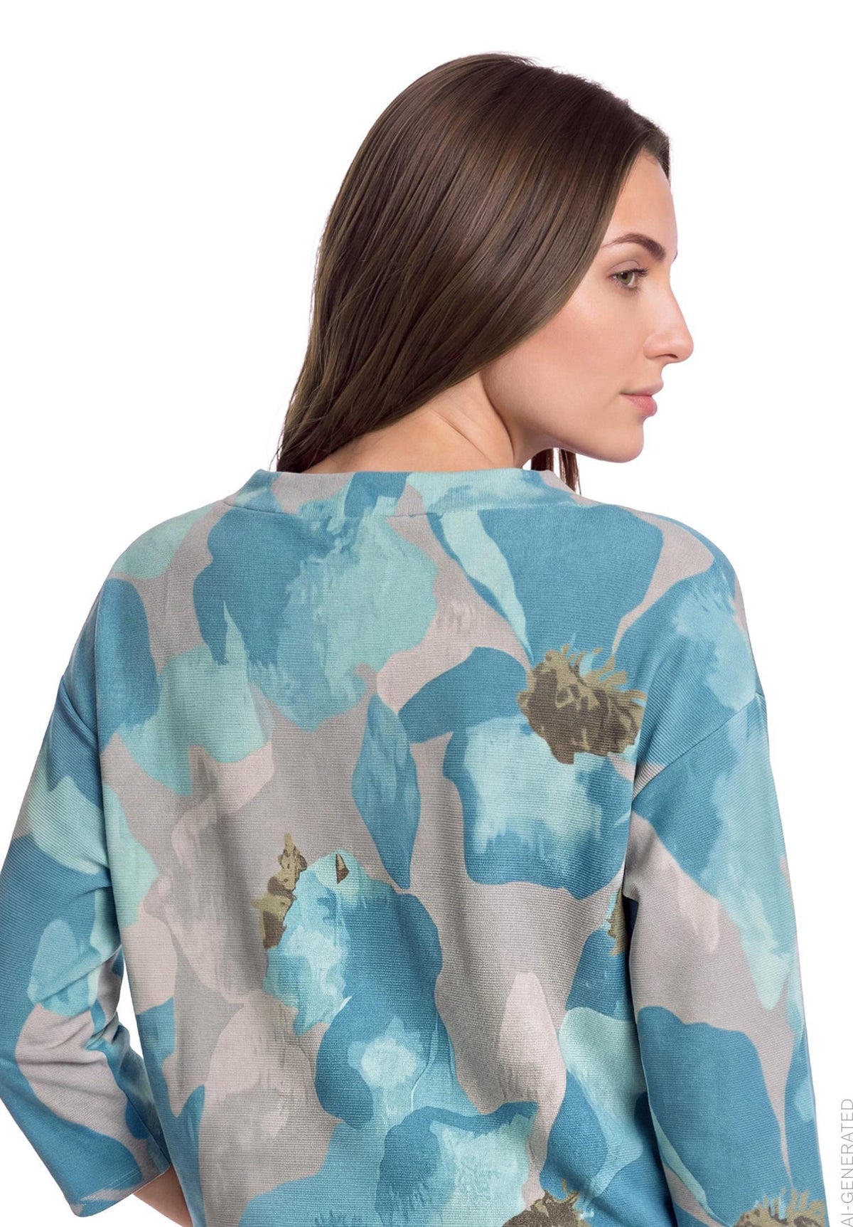 Sweatshirt (Petrol/grey)