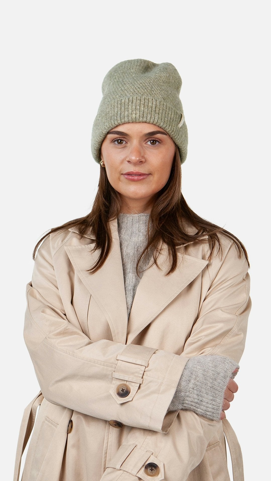 Kirinda Beanie (Green Pale Army)