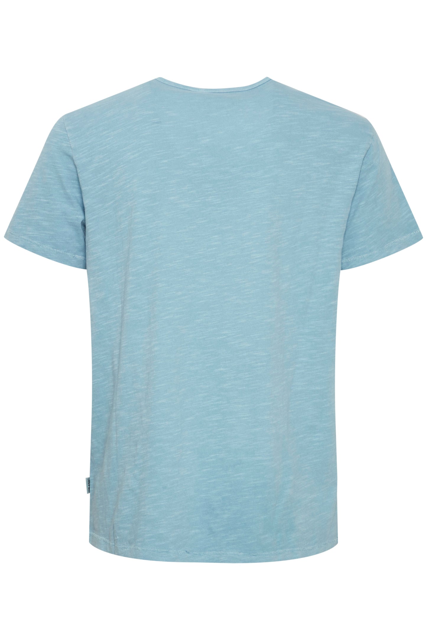 BHAshton split neck tee (Dusty Blue)