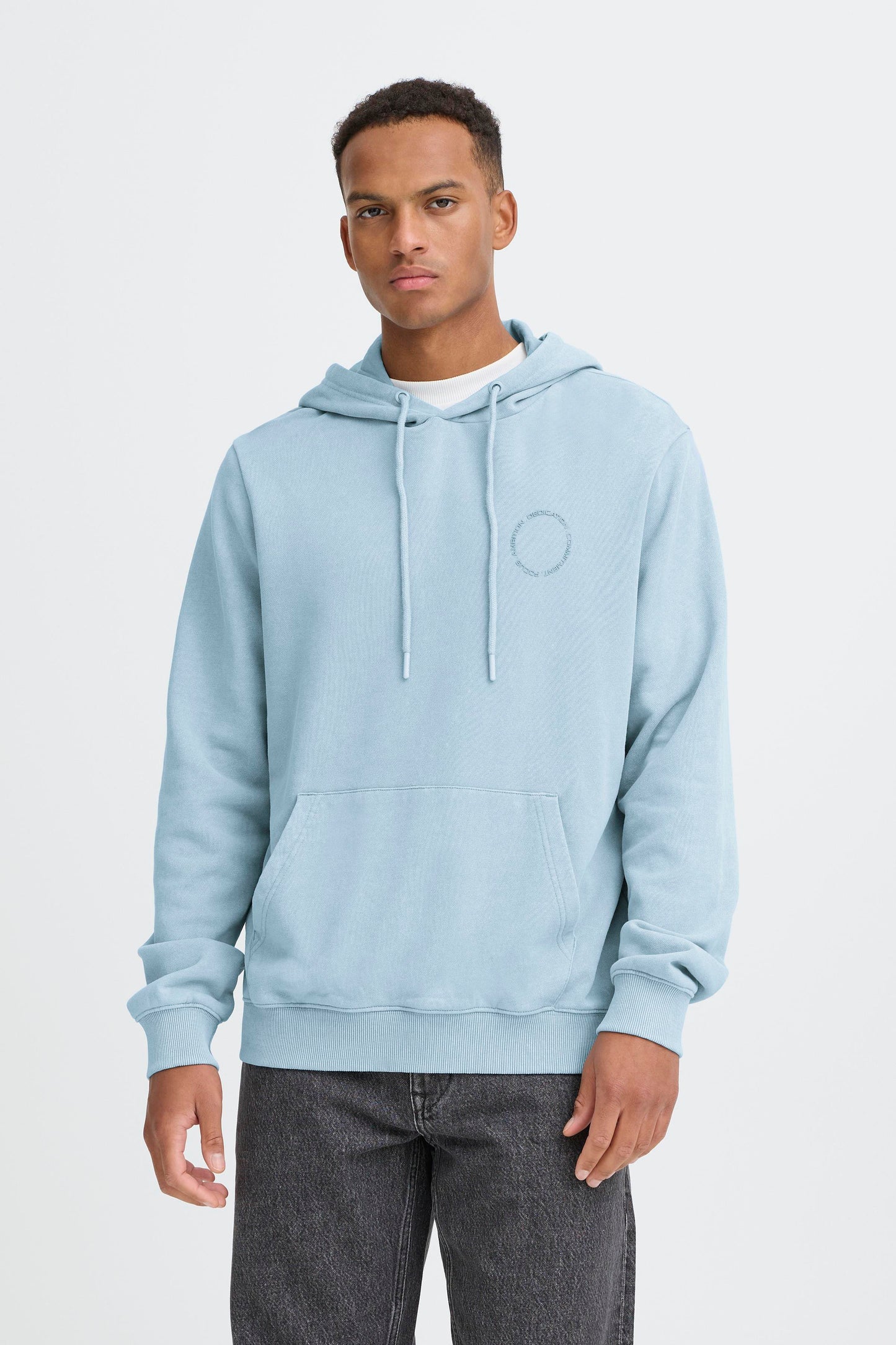 Bhfactor Hood Sweatshirt (Faded Denim)