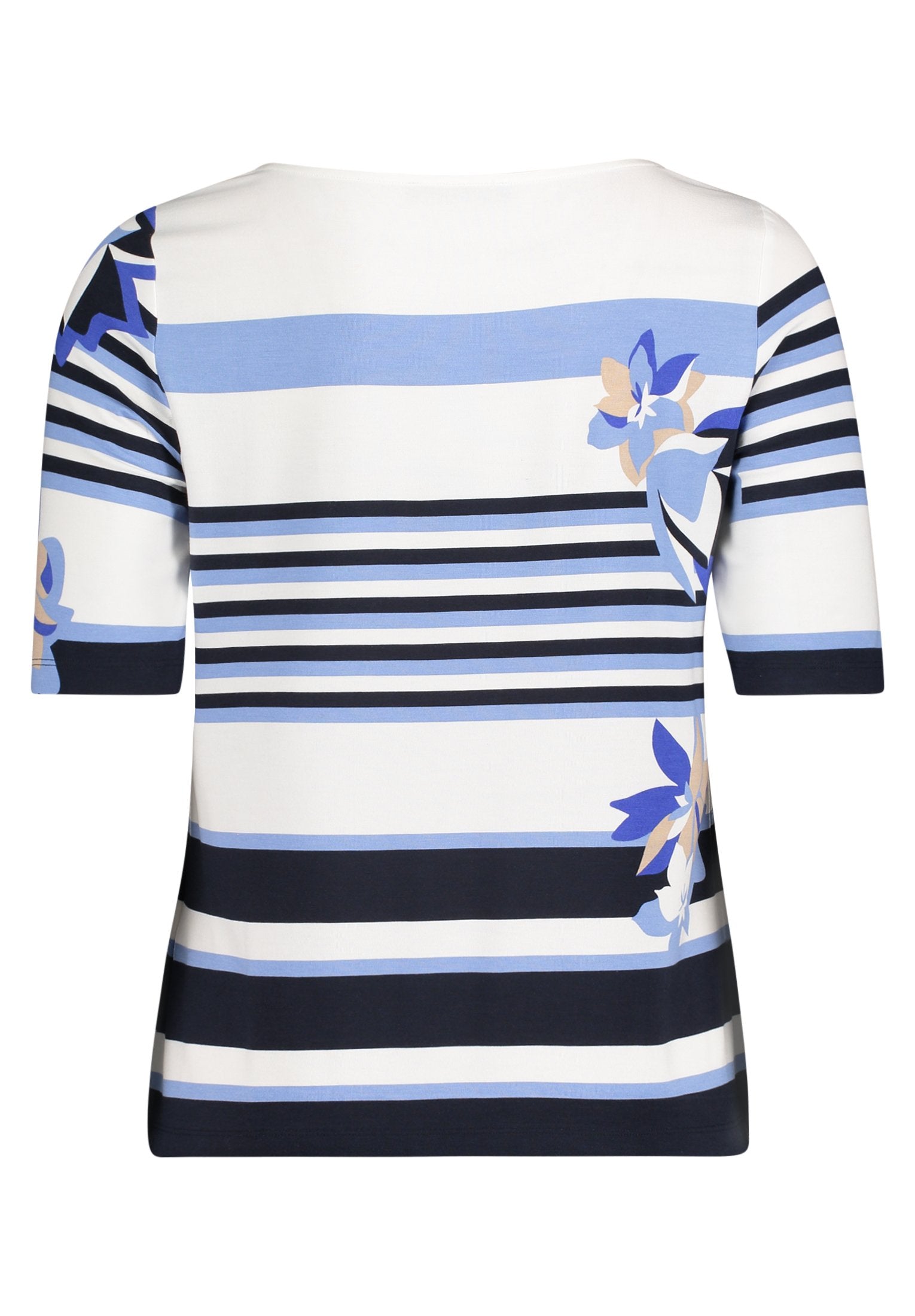 Basic Shirt (Blue/cream)