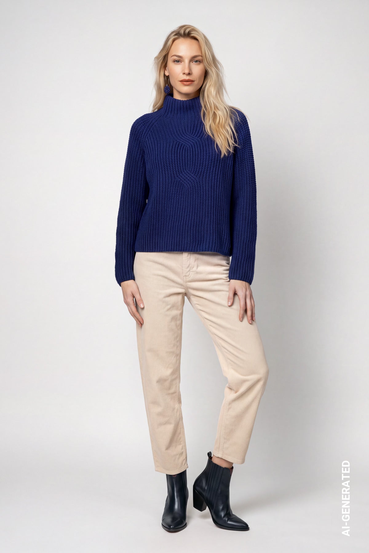 Strickpullover aus Chenillegarn (Classic Navy)