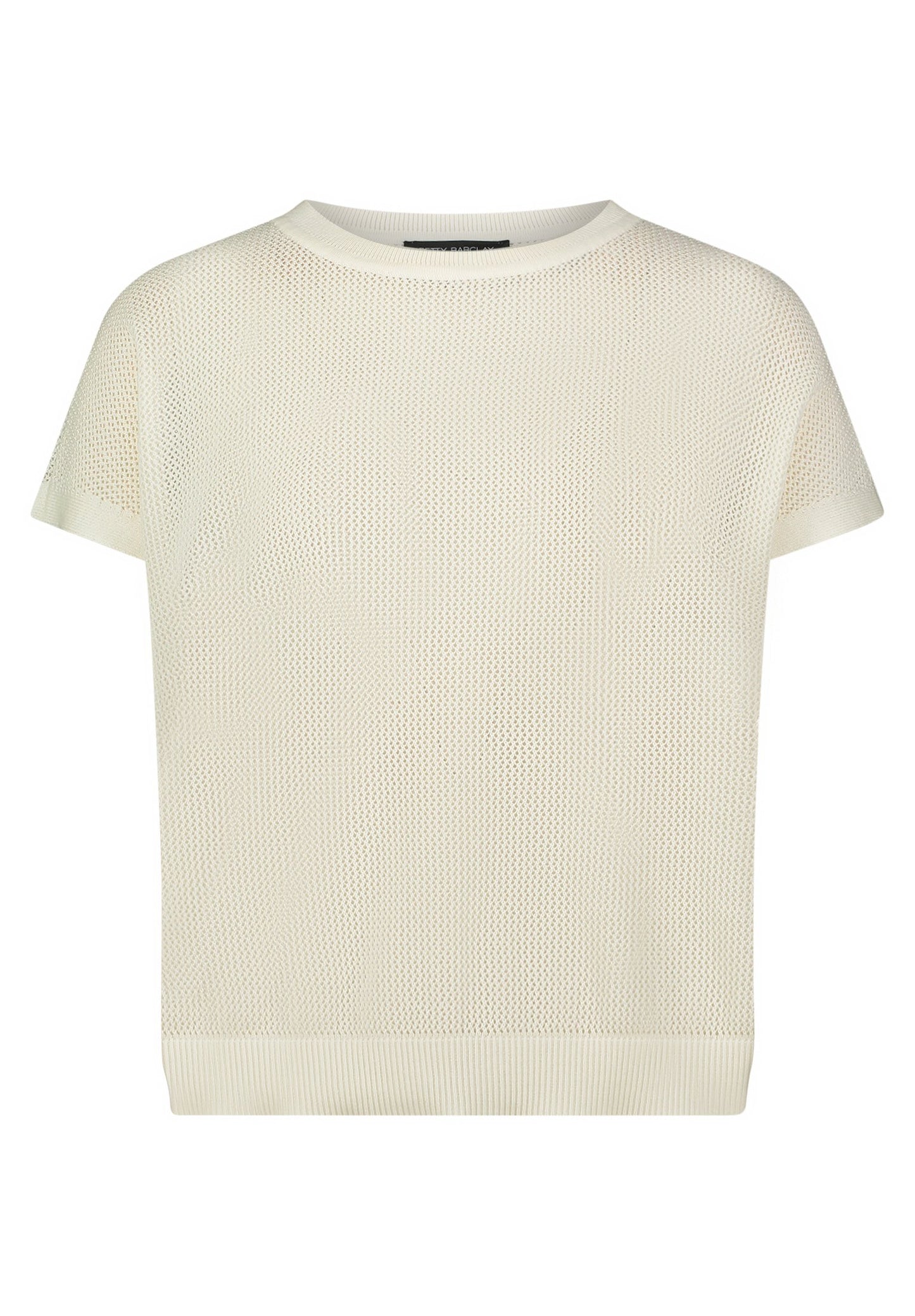Lochstrick-Pullover (Offwhite)