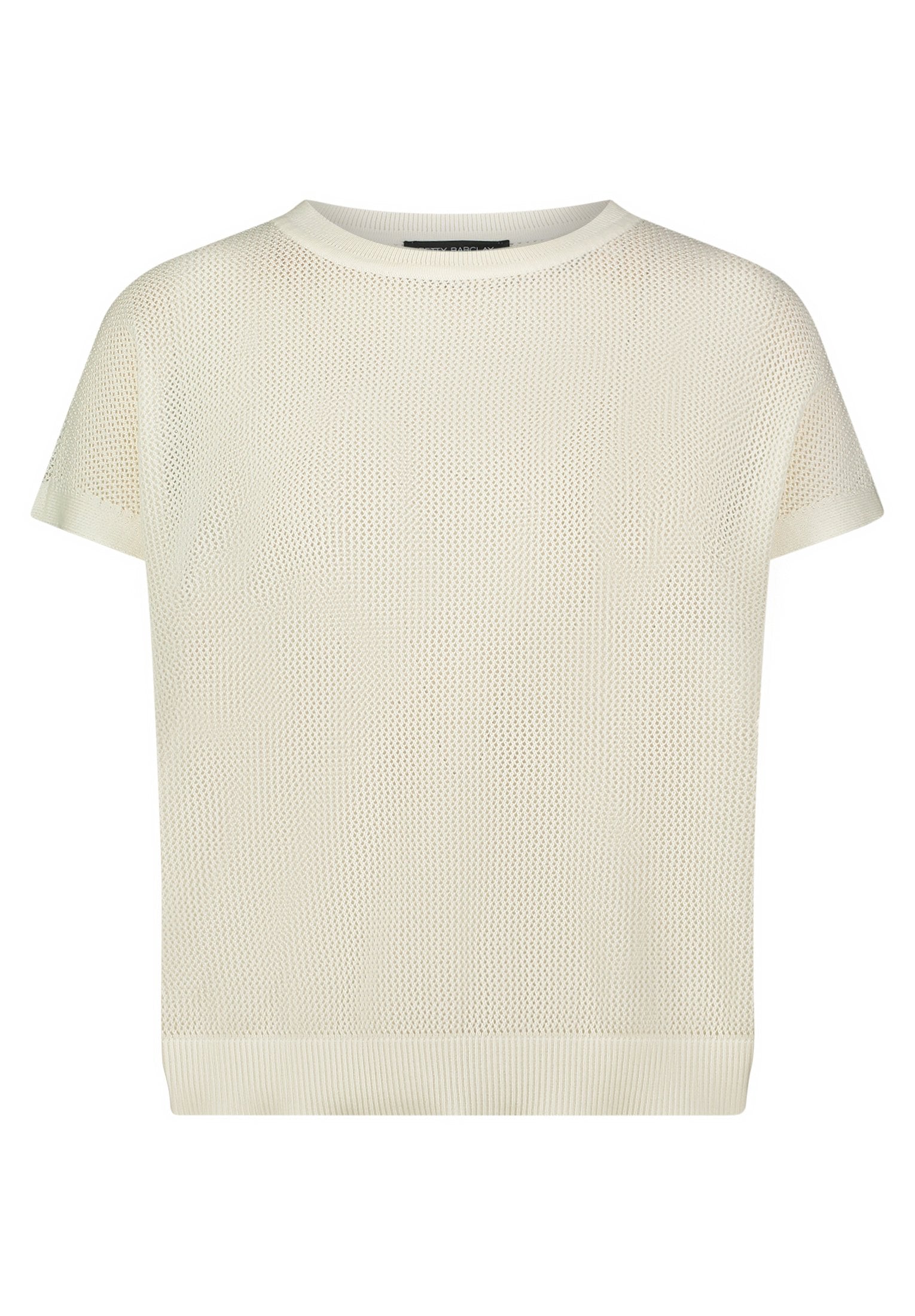 Lochstrick-Pullover (Offwhite)