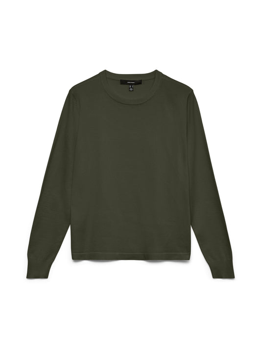 Vmsilje Ls O-neck Pullover Noos (Forest Night)