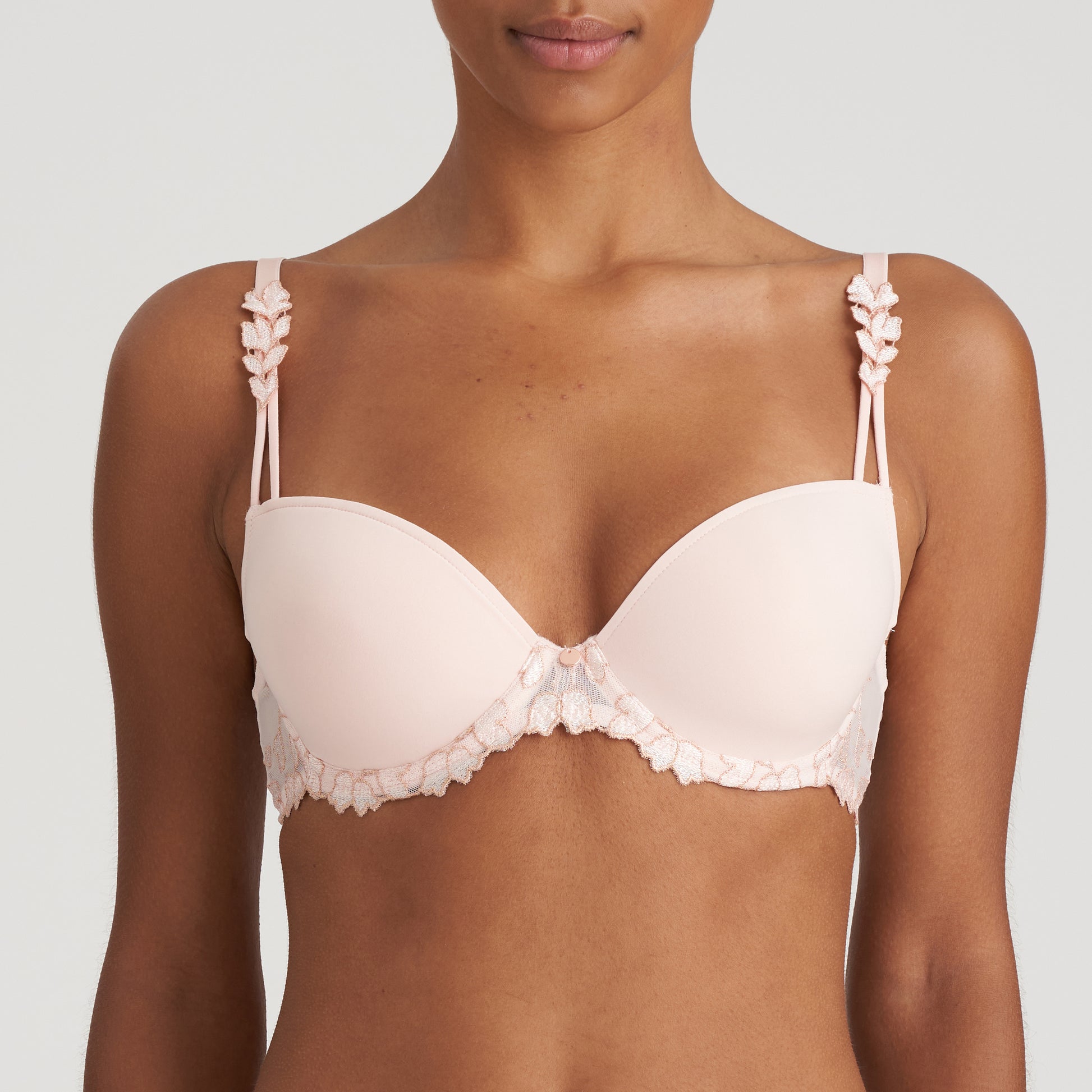 LEDA Glossy Pink Unterlegter BH tiefdekoll. (Glp)