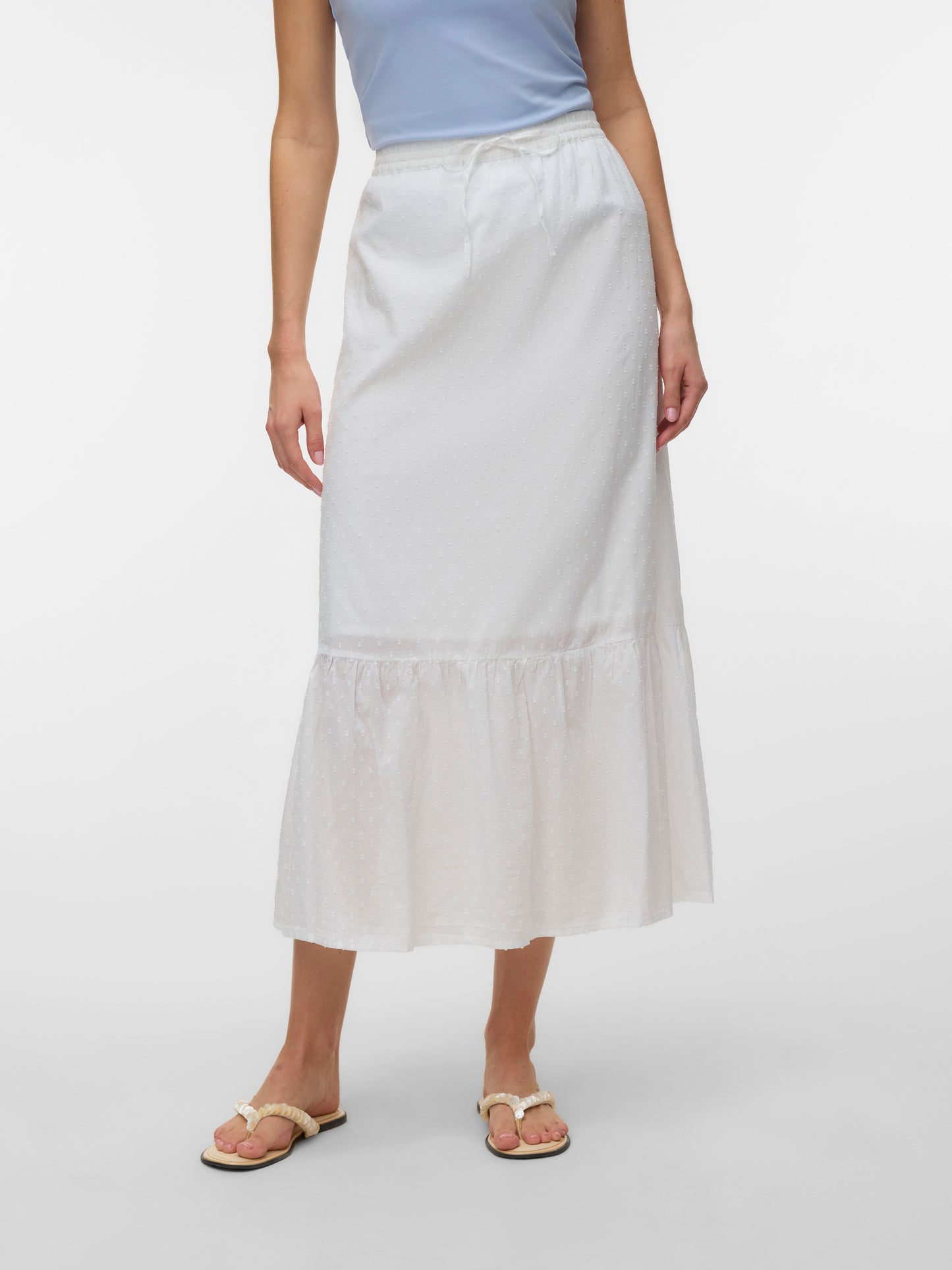 Vmtrine Mw Maxi Skirt Wvn Noos (Snow White)