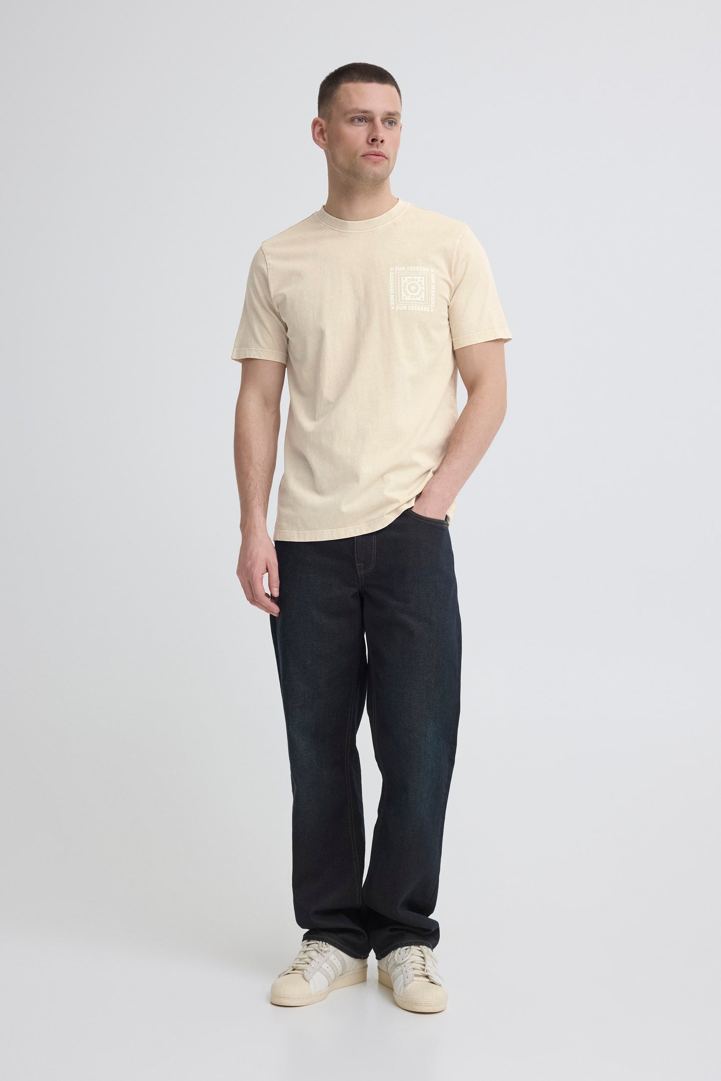 Bhkayden Graphic S/s Tee (Bleachedsa)
