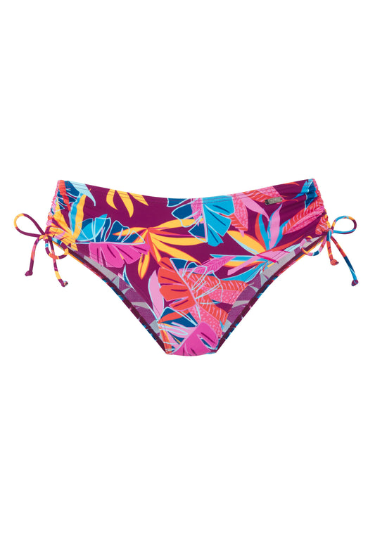 buffalo lm Bikinihose mit Raffung (Berry Print)
