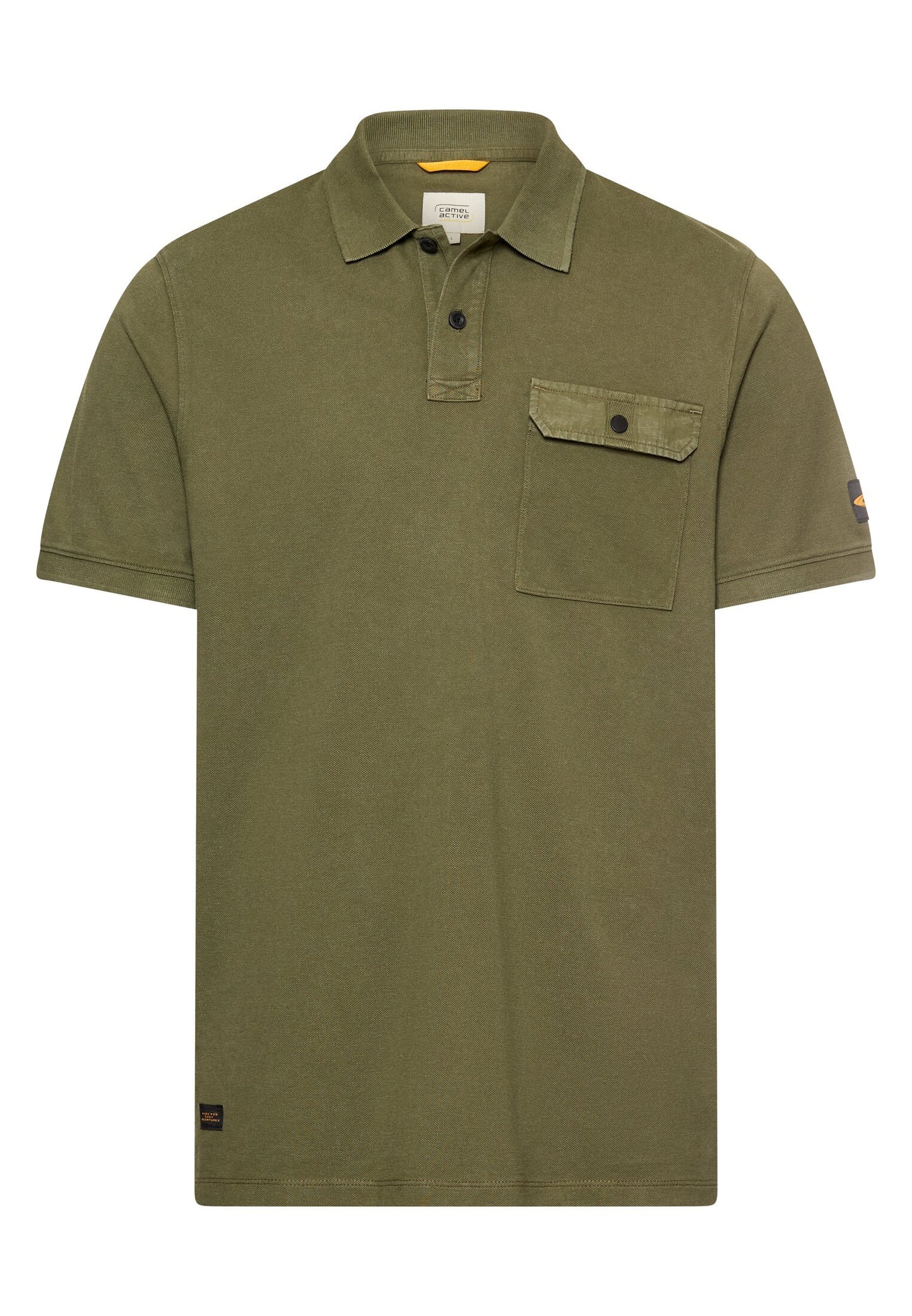 Poloshirt aus reiner Baumwolle (Deep Olive)