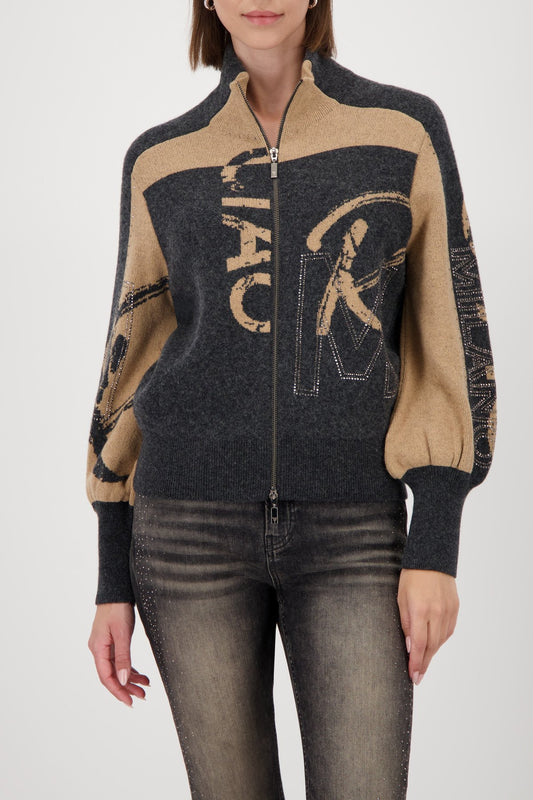 Strickjacke (Anthra Melange G)
