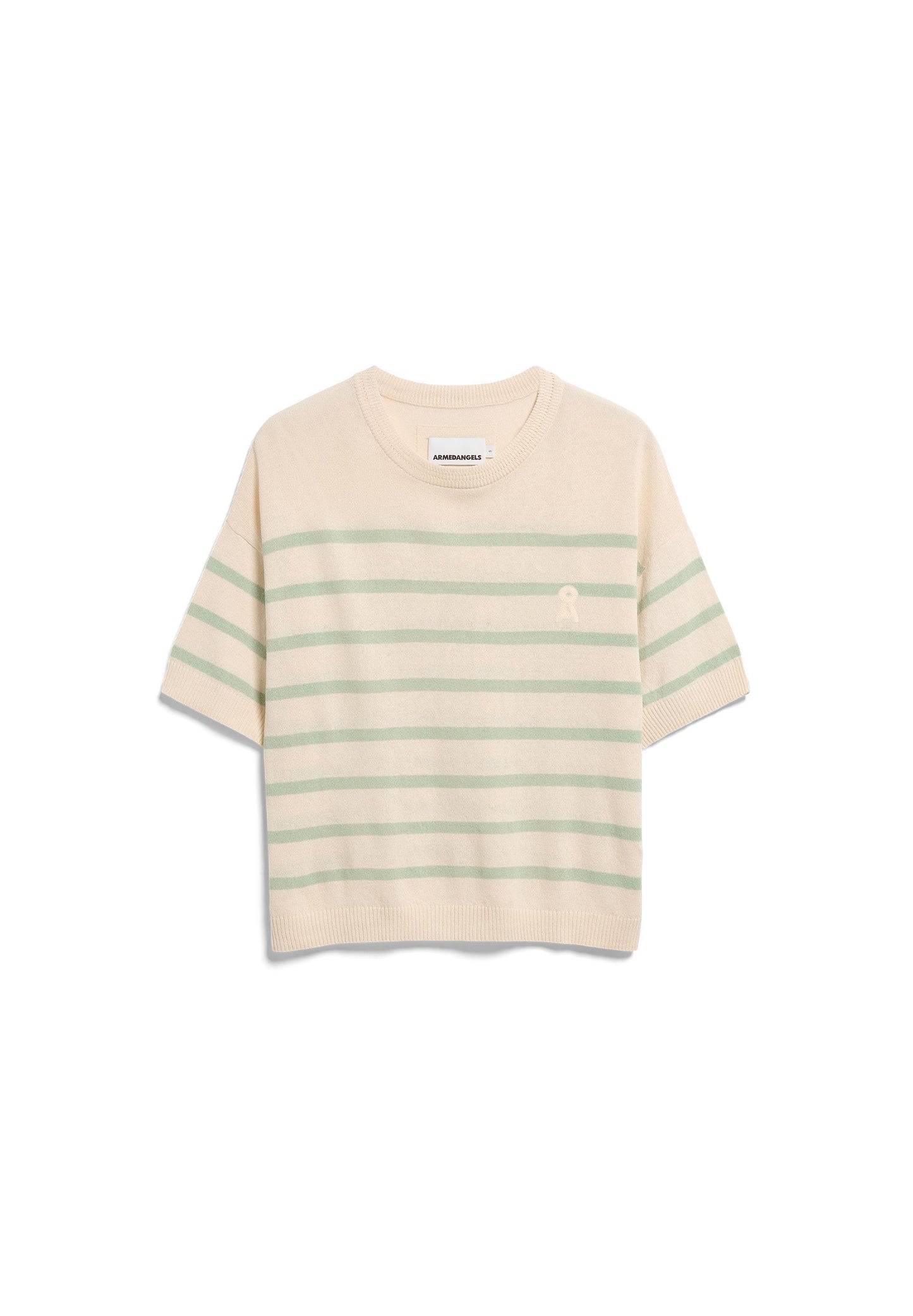 Striped Linen Blend Sweater (Undyed-foam)