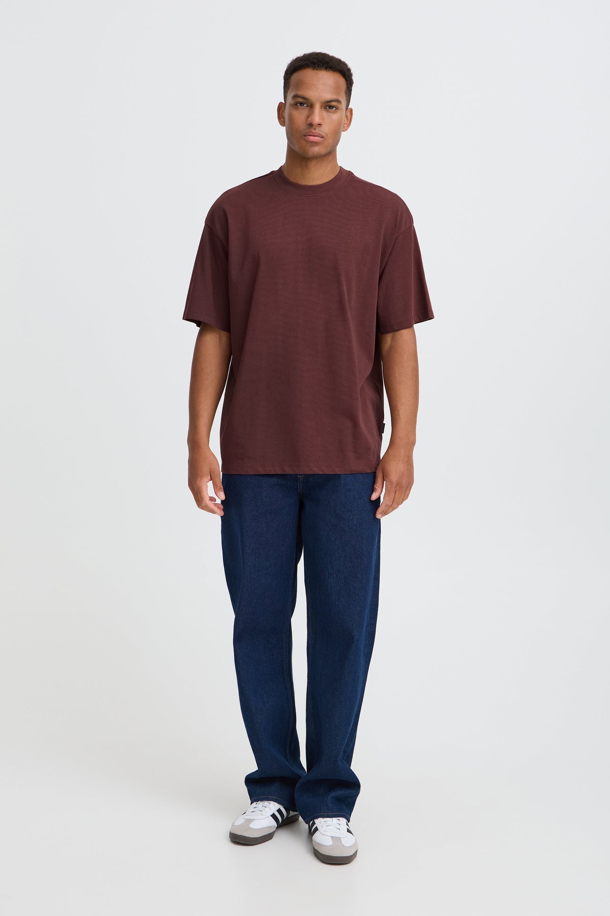Bhlucius S/s Wash Print Tee (Rum Raisin)