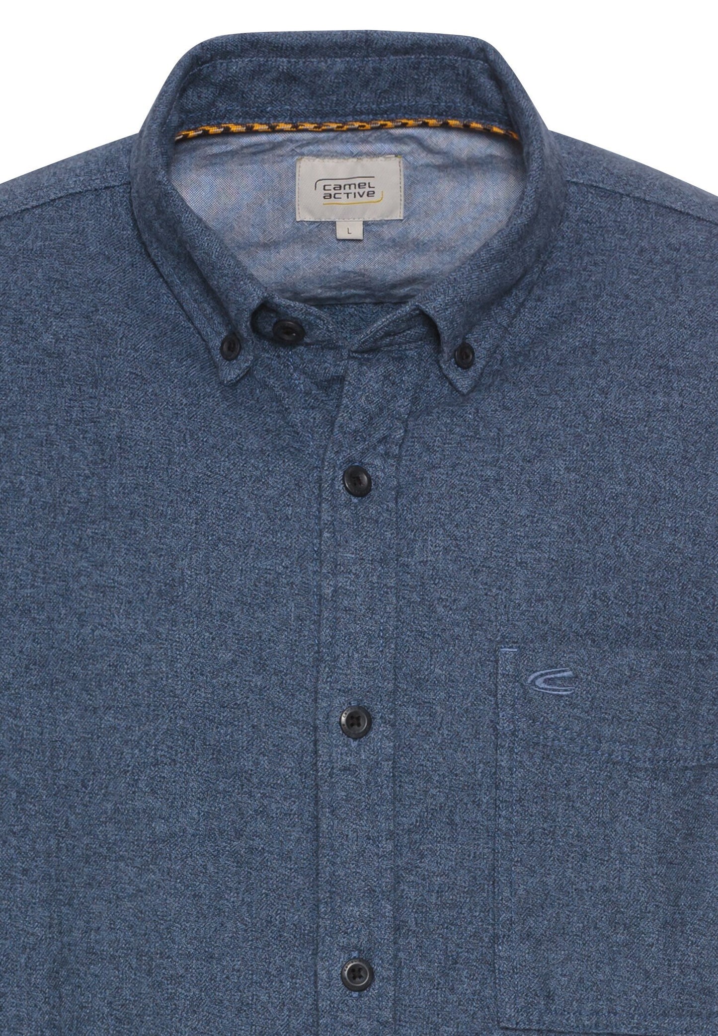 Flanell Karohemd aus reiner Baumwolle (Night Blue)