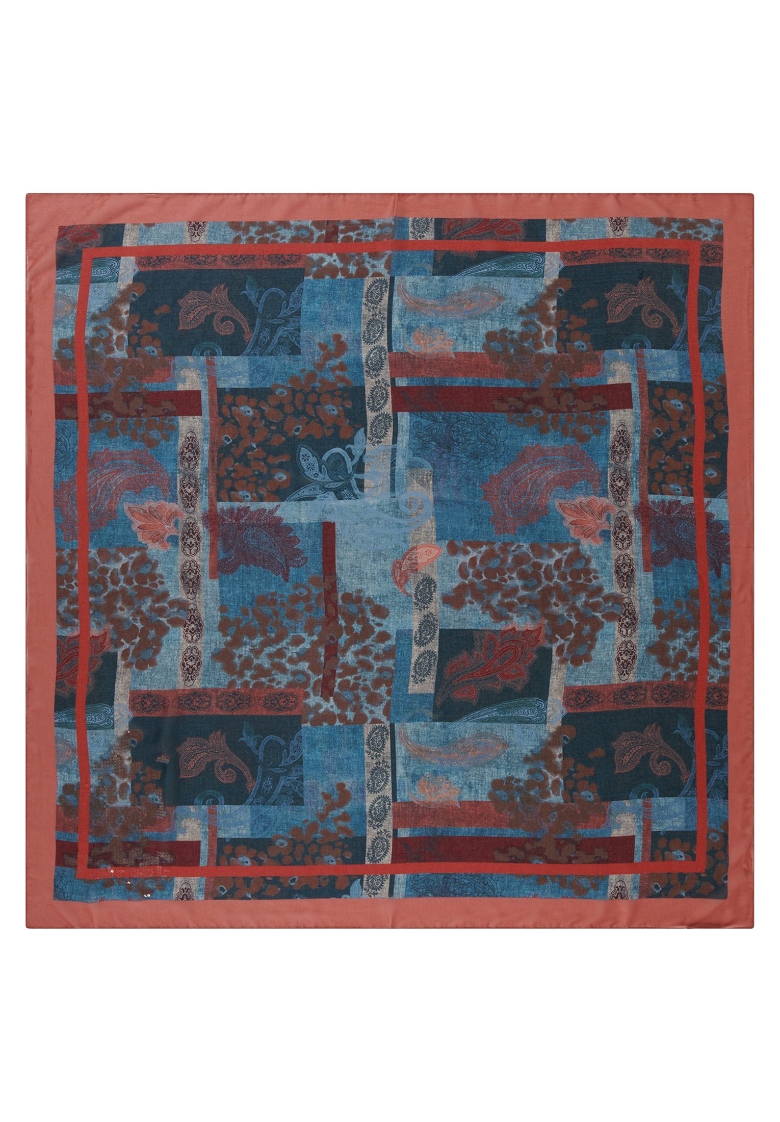 Tuch (Blue/red)