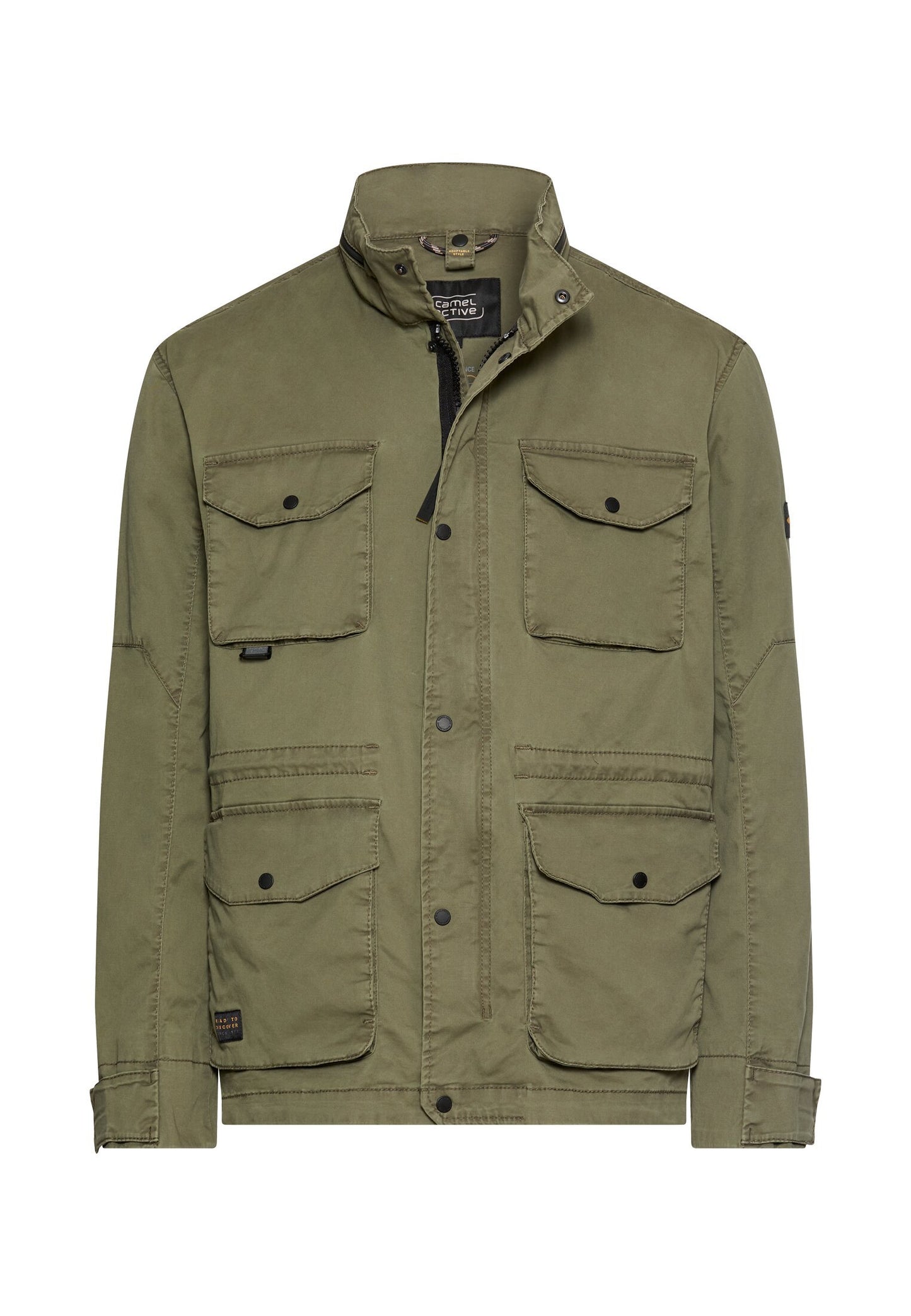 Blouson mit rollbarer Kapuze (Deep Olive)
