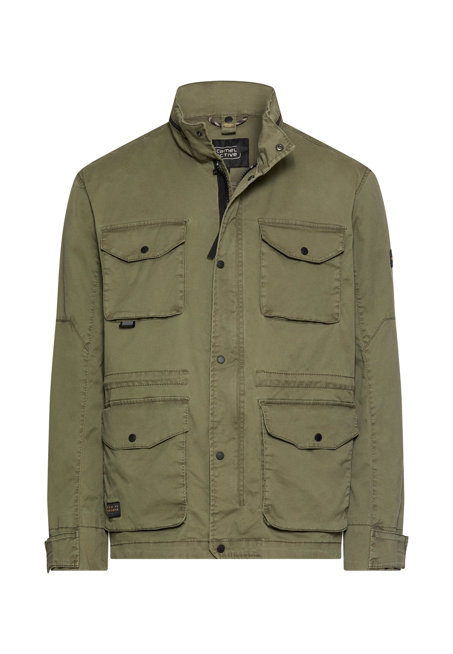 Blouson mit rollbarer Kapuze (Deep Olive)
