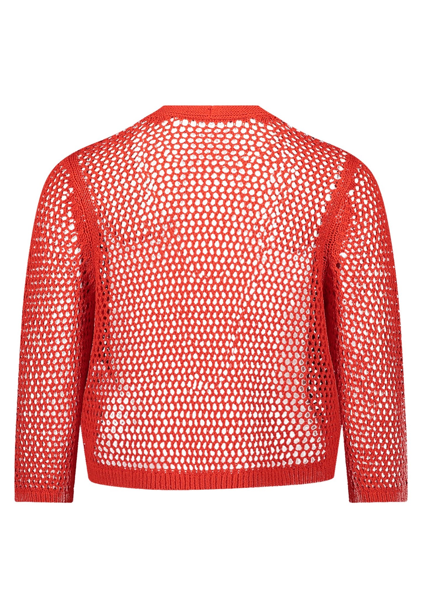 Grobstrickjacke (Hibiscus Red)