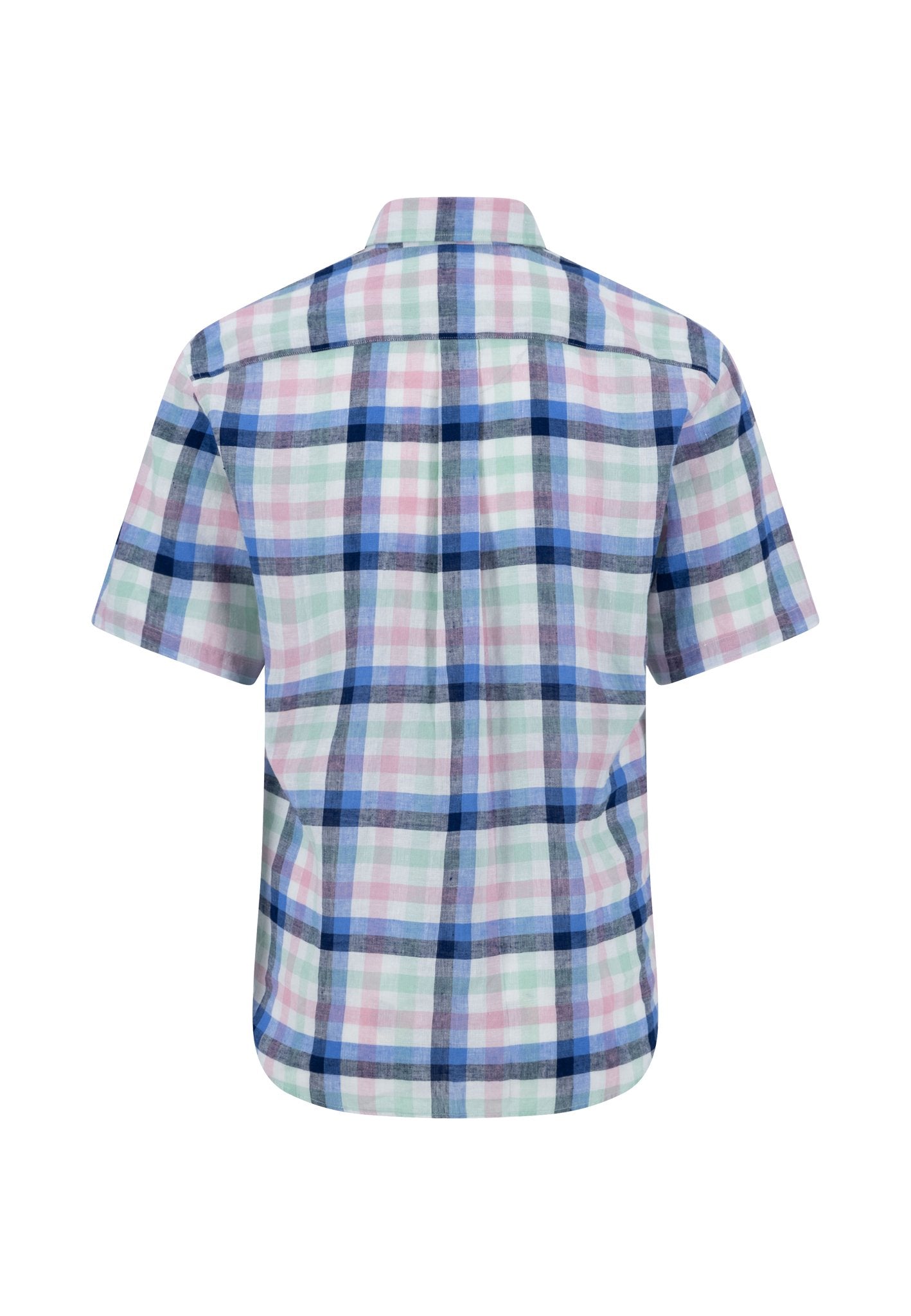 Summer Linen Check, B.D., 1/2 (Minty Green)