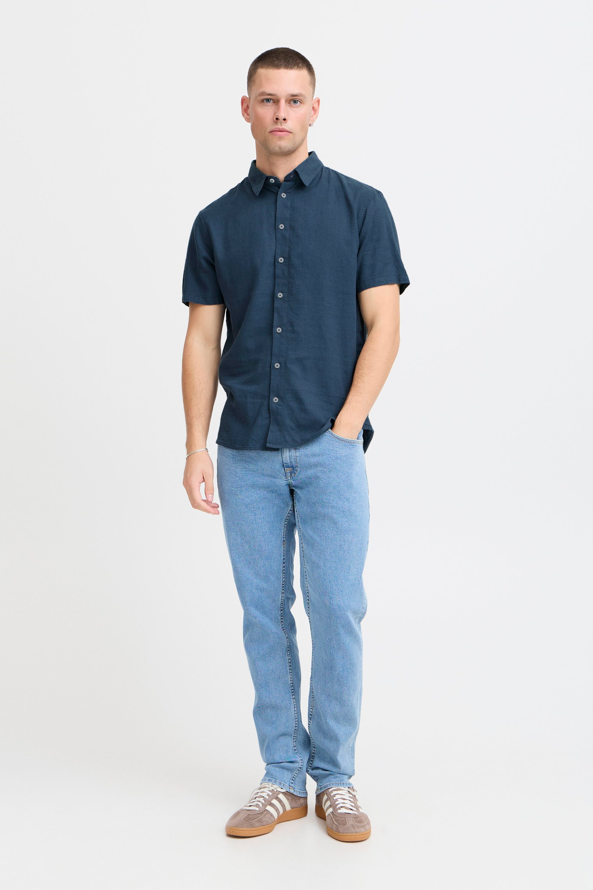 BHBOBBY Shirt ss (Dress Blues)