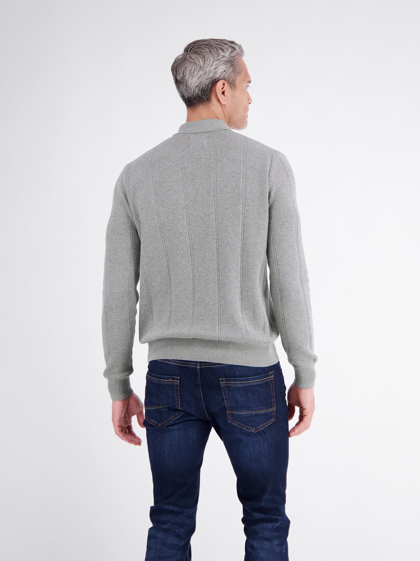 Polo-knopf Buendchen (Platinum Grey M)