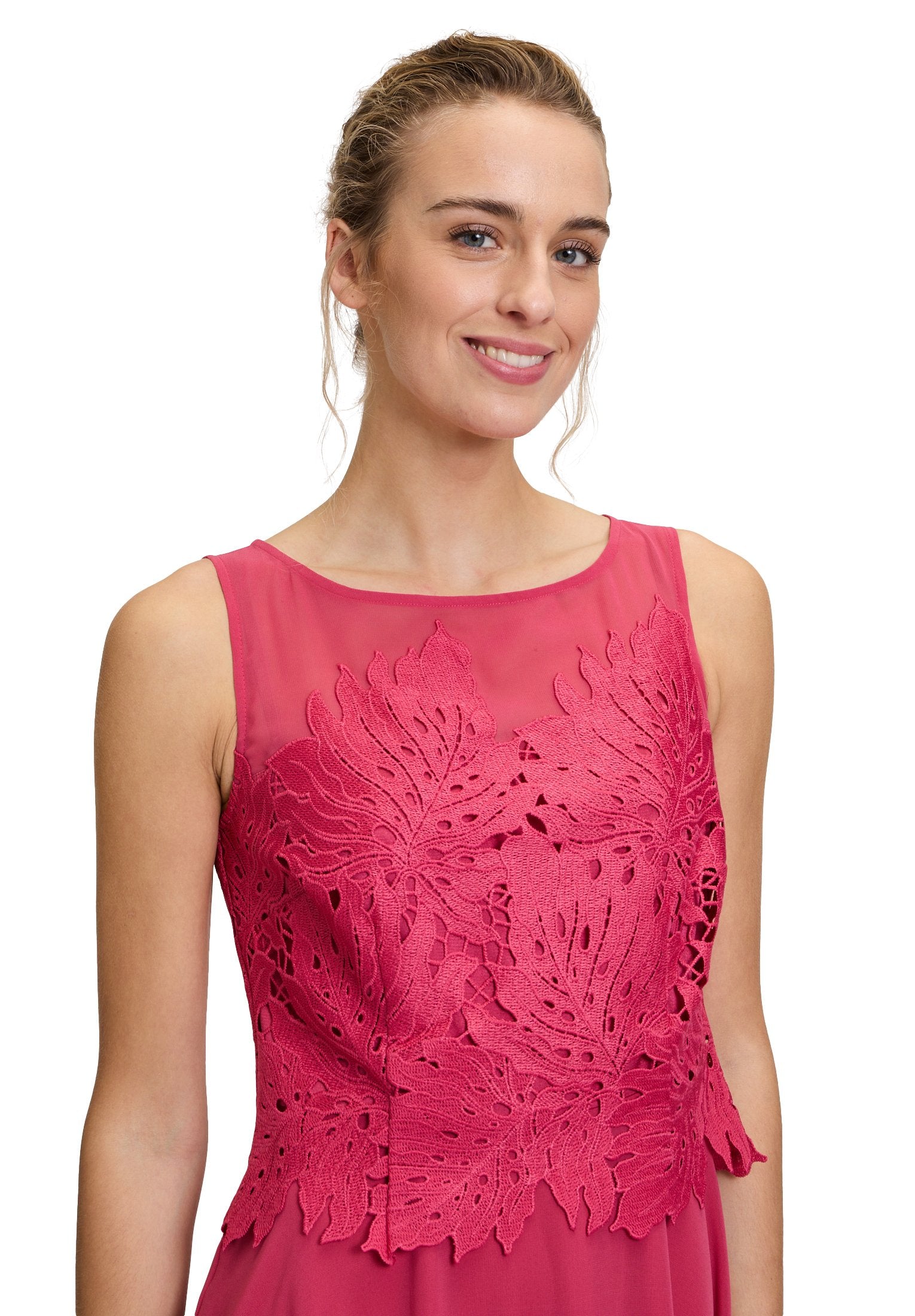 Chiffonkleid (Shiny Coral)