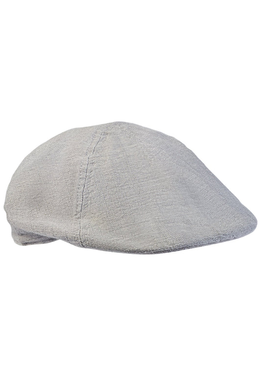 Flat Cap aus Leinen-Mix (Stone Gray)