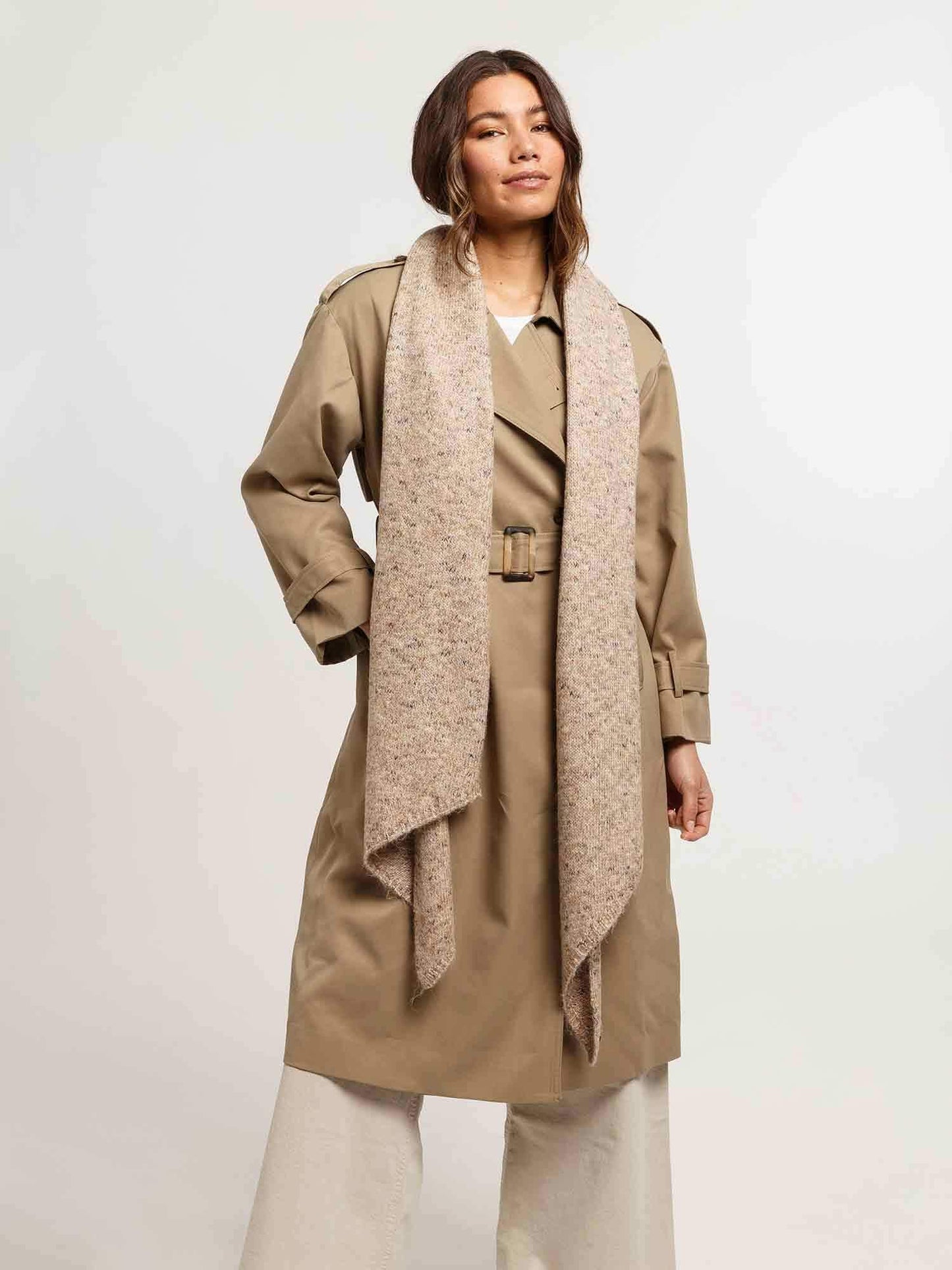 Schal Polyester Schal (Cafe Au Lait)