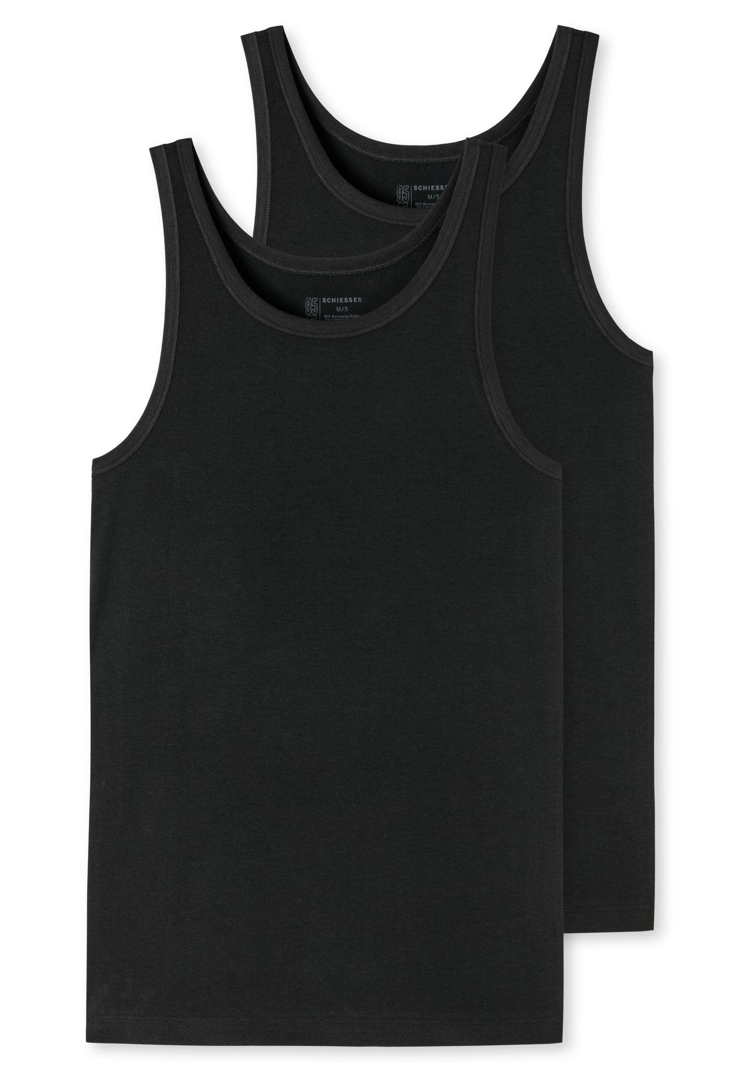 2PACK Unterhemd (Schwarz)
