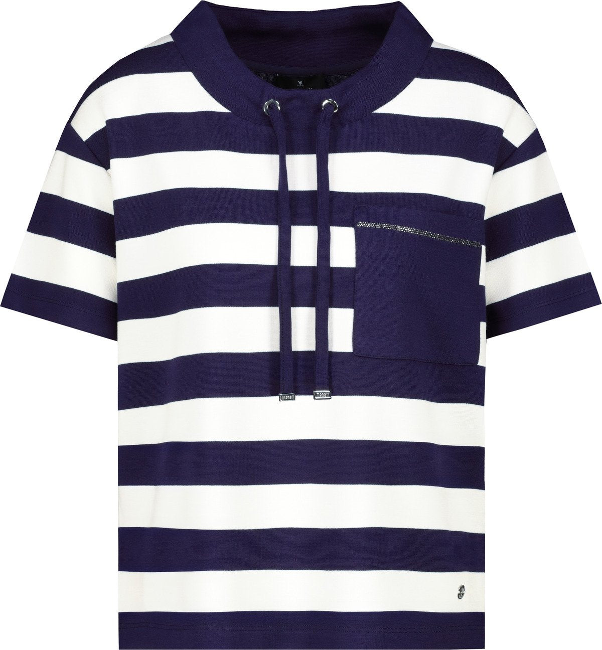 T-Shirt (Navy Blue Ringel)