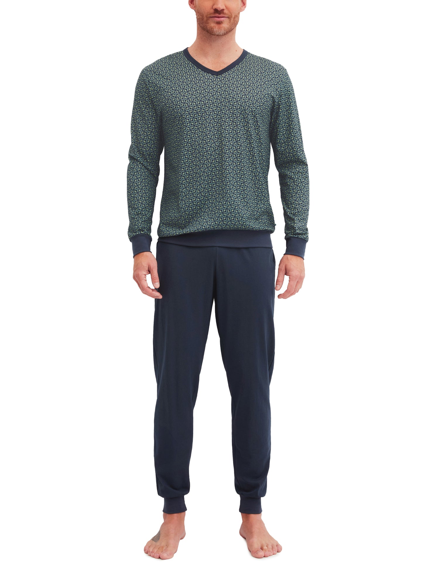 MEN Pyjamas with cuff (Dark Glen)