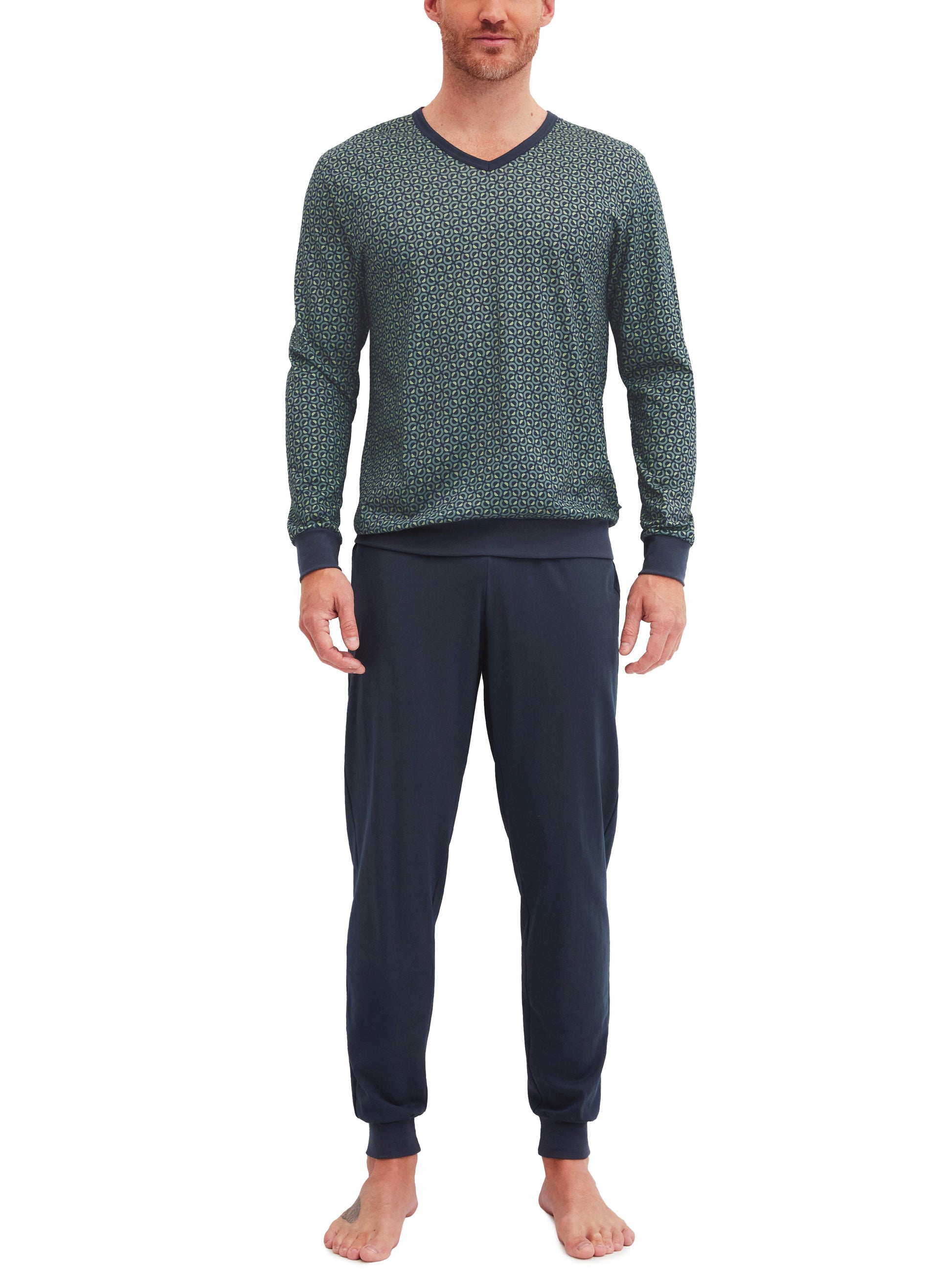 MEN Pyjamas with cuff (Dark Glen)