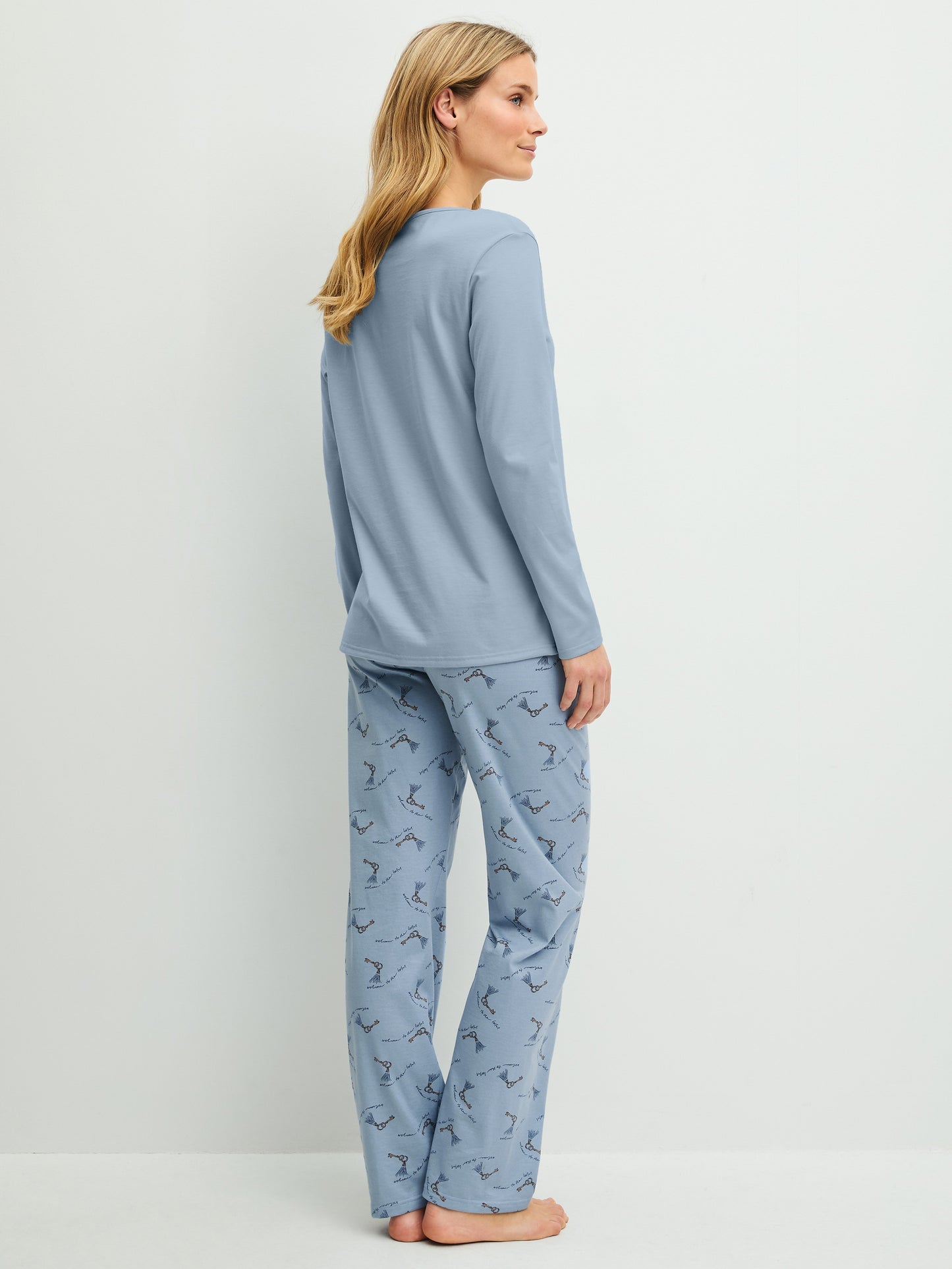 DAMEN Pyjama (Dusty Grey)