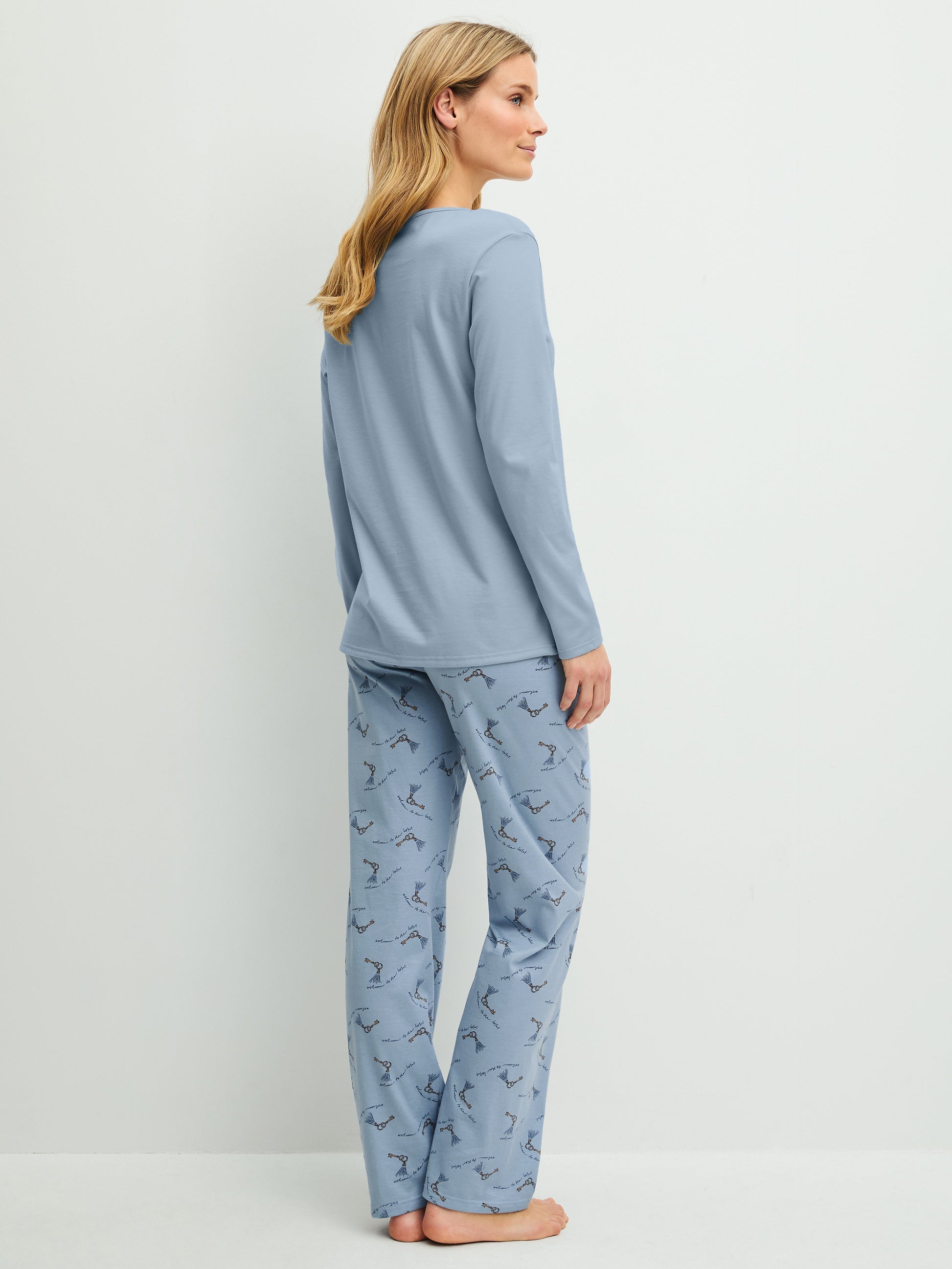 DAMEN Pyjama (Dusty Grey)