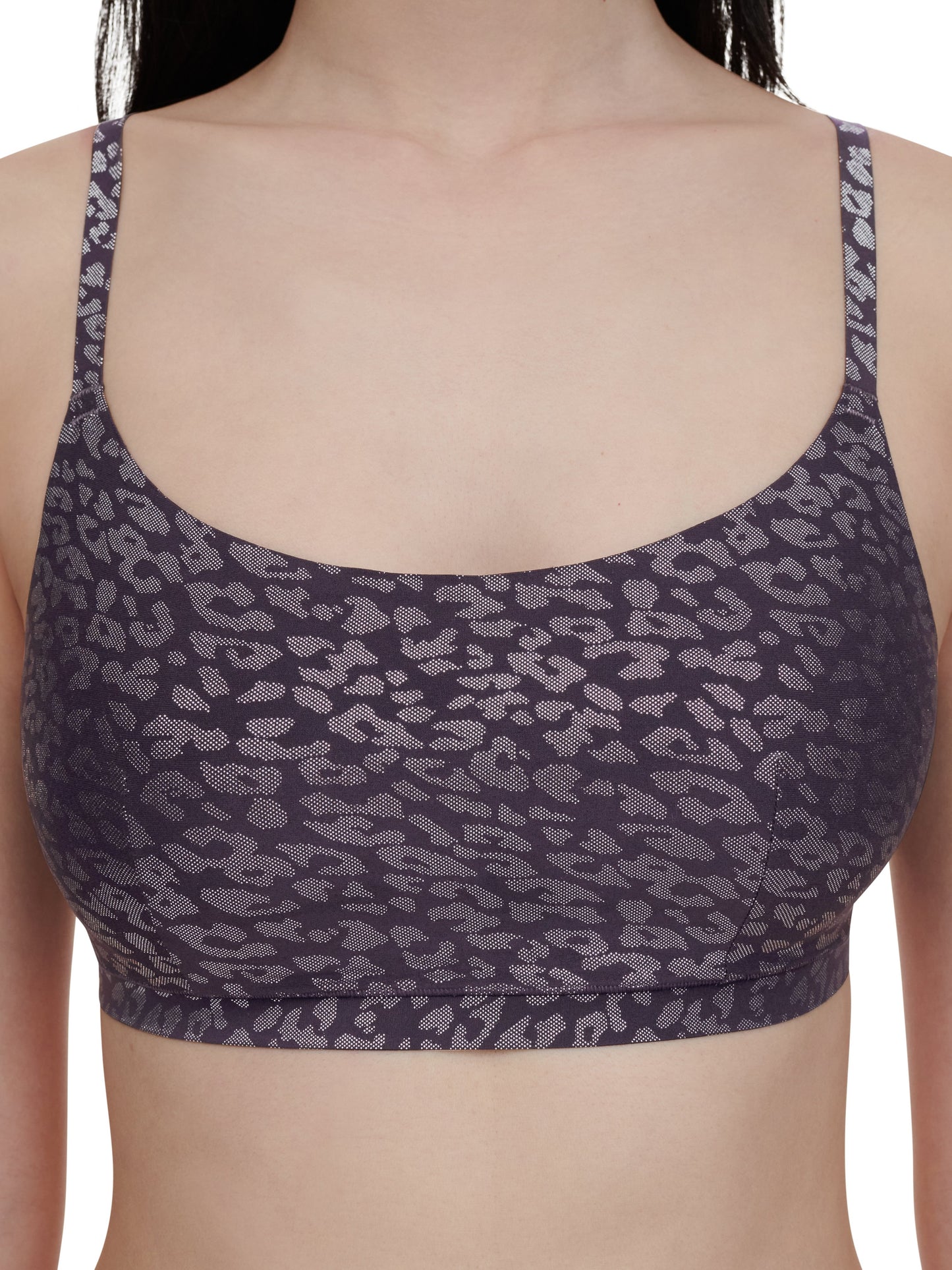 SOFTSTRETCH Bustier mit Rundhalsausschnitt (Ink Shimmer Prin)
