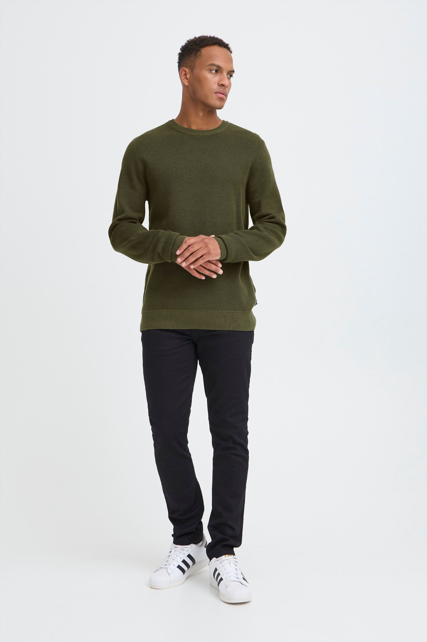 Bhbaal Crew Knit (Olive Night)