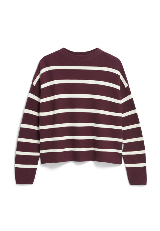 Merinaa Stripes (Dark Cranberry-)