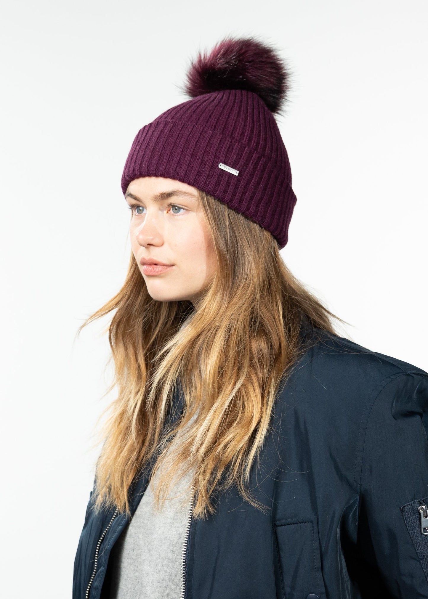 Kenzie Beanie (Red Aubergine)